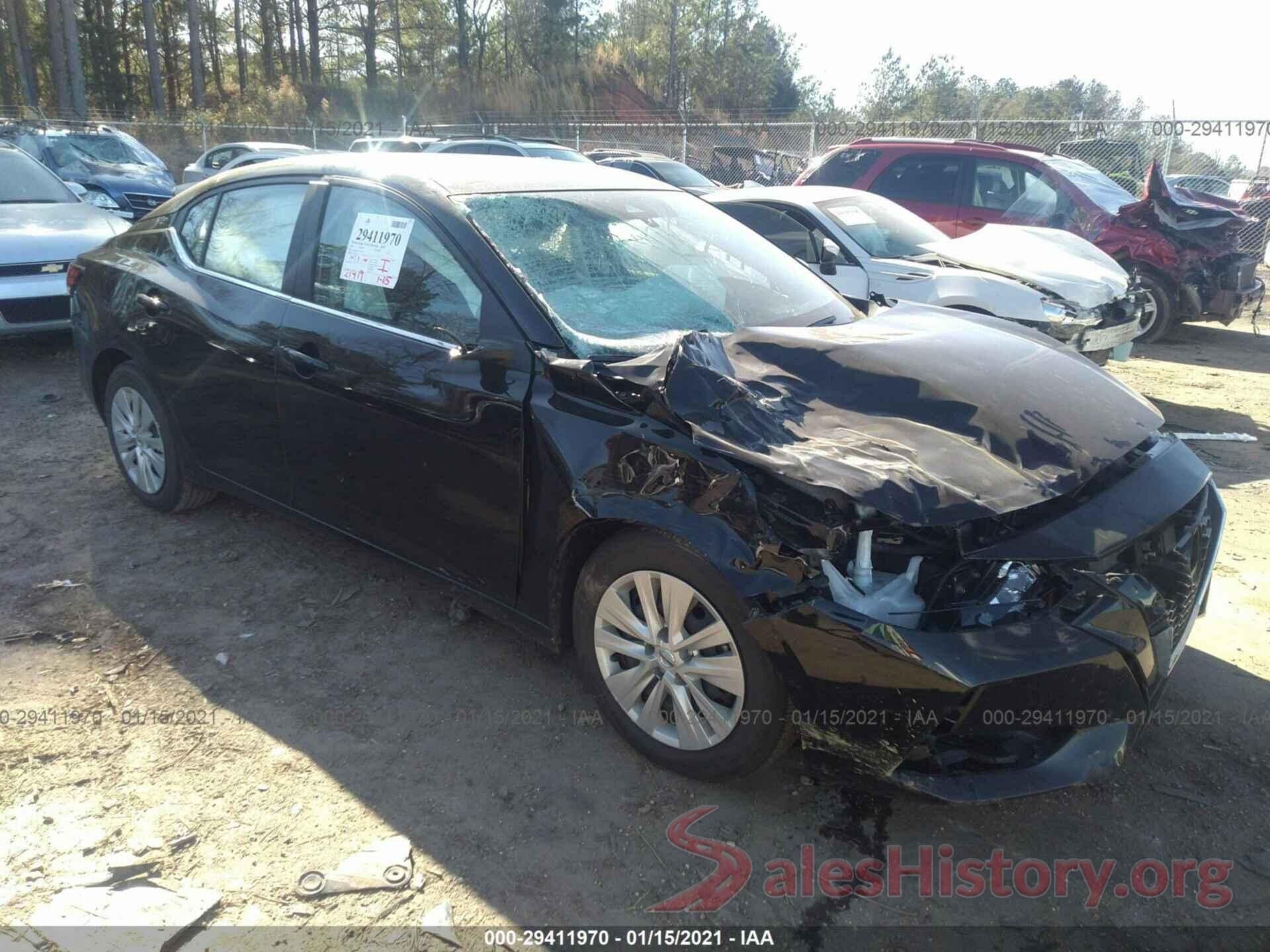 3N1AB8BV7LY211232 2020 NISSAN SENTRA