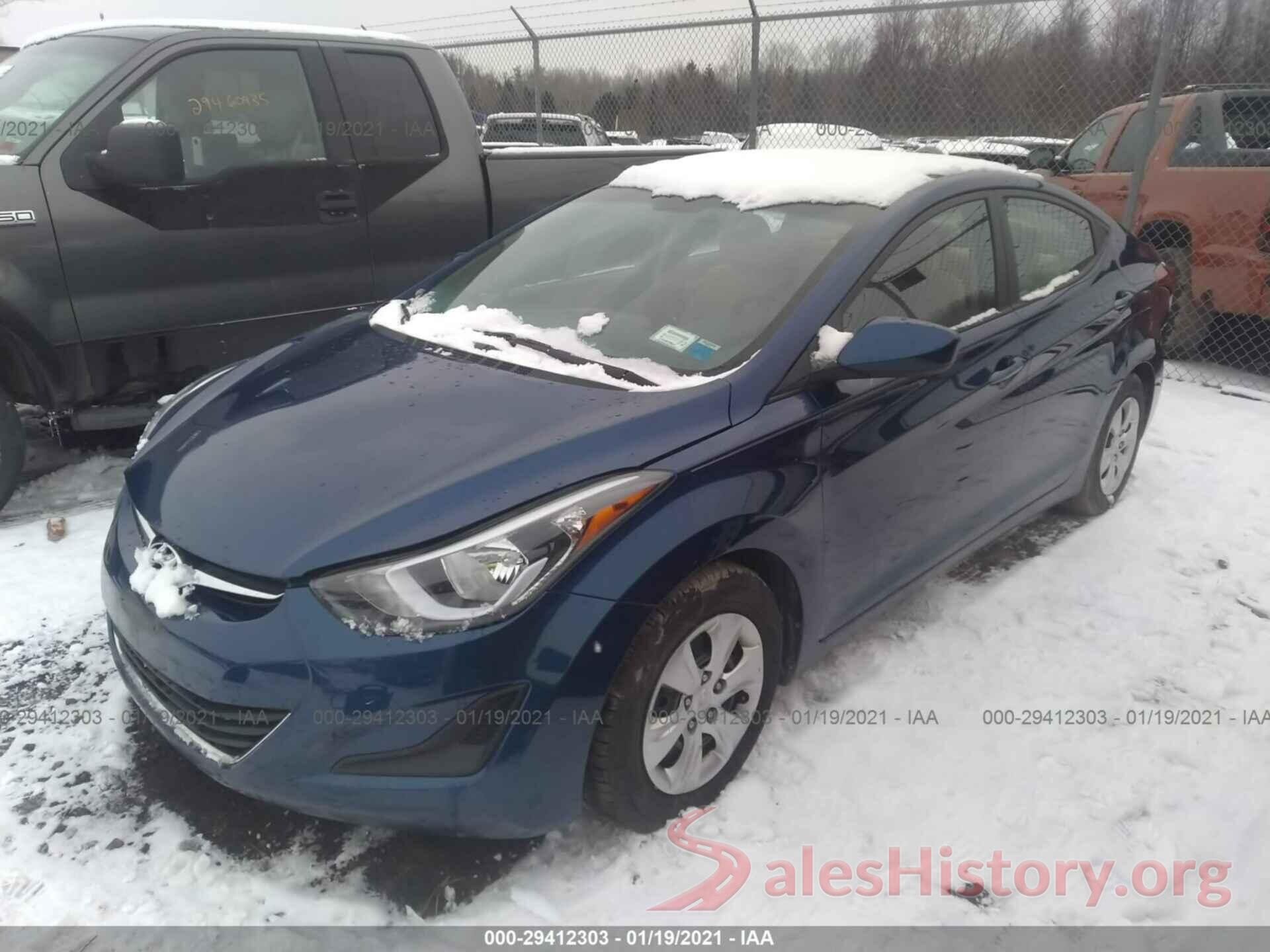 5NPDH4AE7GH762430 2016 HYUNDAI ELANTRA