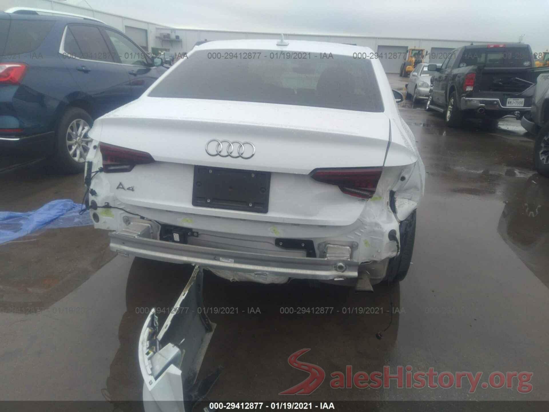 WAUGMAF41KN010994 2019 AUDI A4