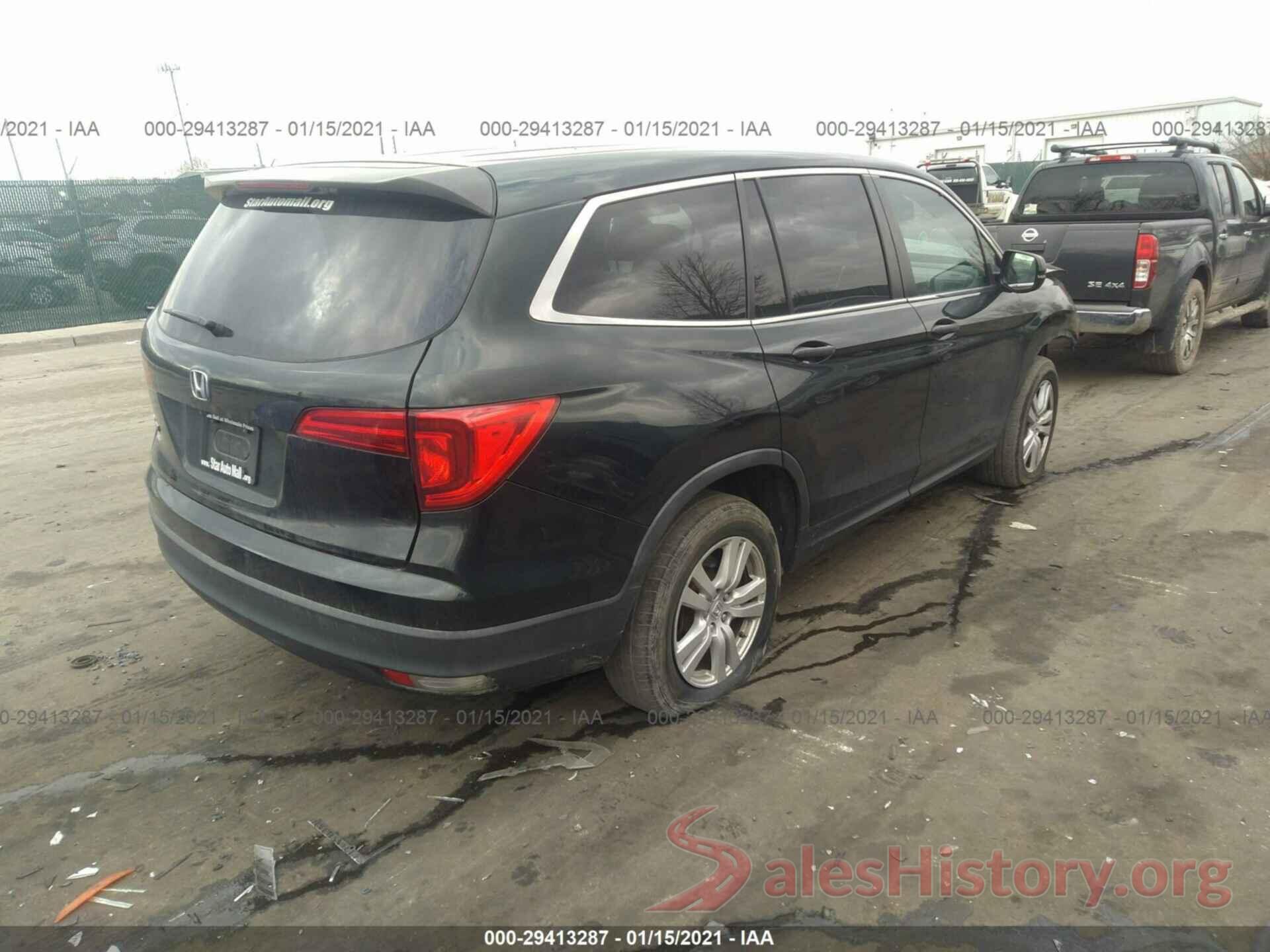 5FNYF6H11GB021050 2016 HONDA PILOT