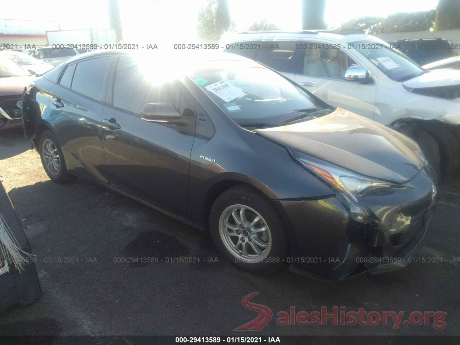 JTDKBRFU7G3016450 2016 TOYOTA PRIUS