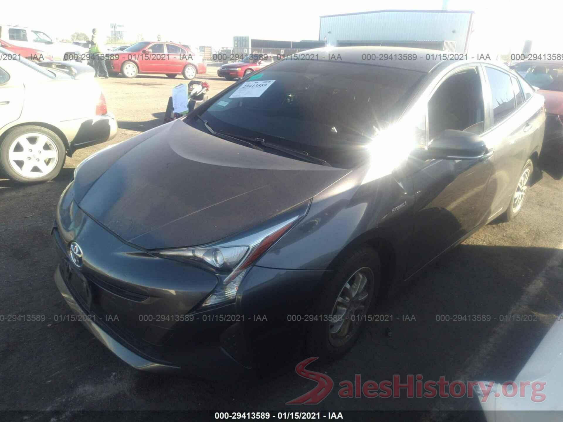 JTDKBRFU7G3016450 2016 TOYOTA PRIUS