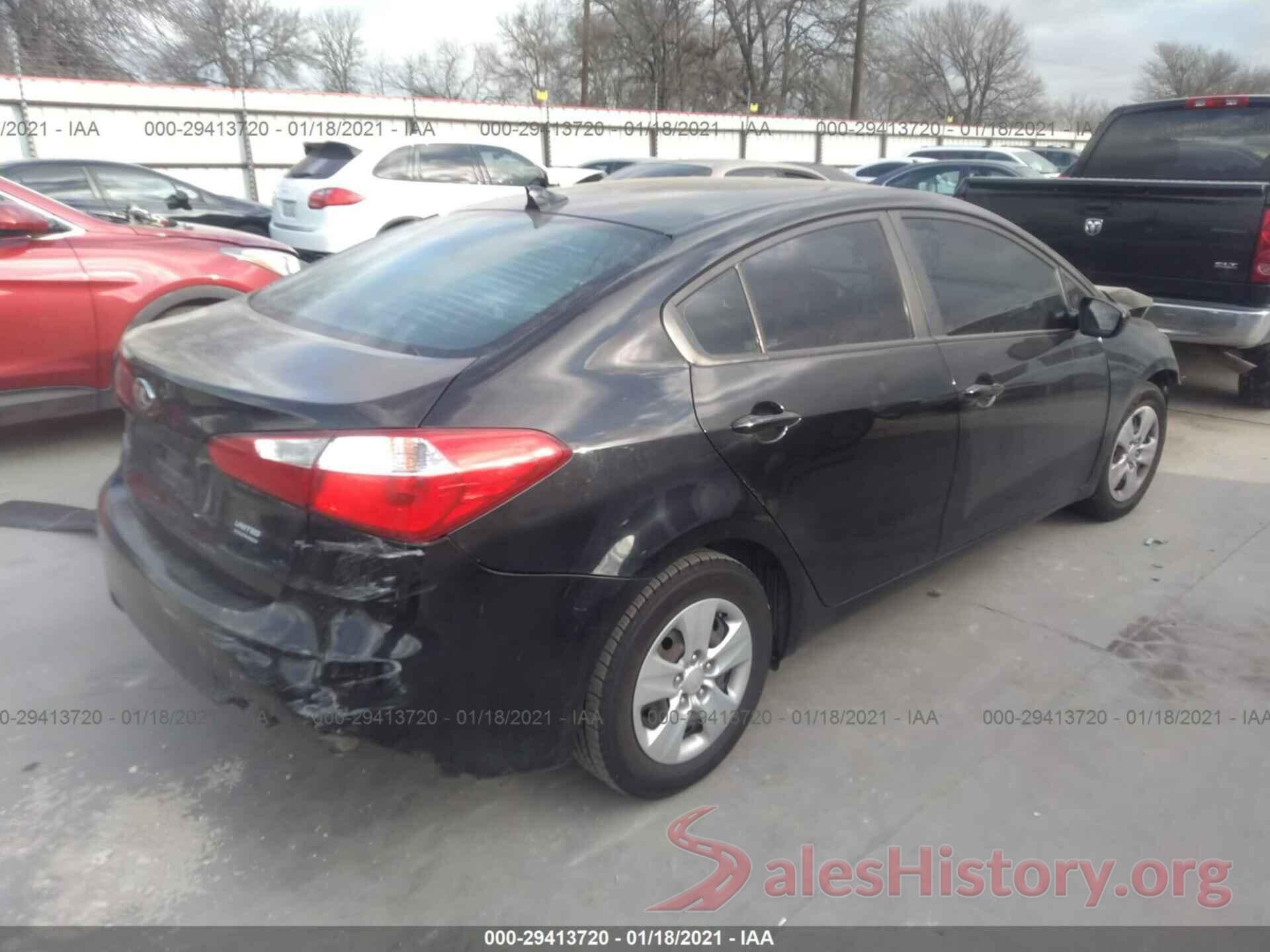 KNAFK4A64G5573900 2016 KIA FORTE