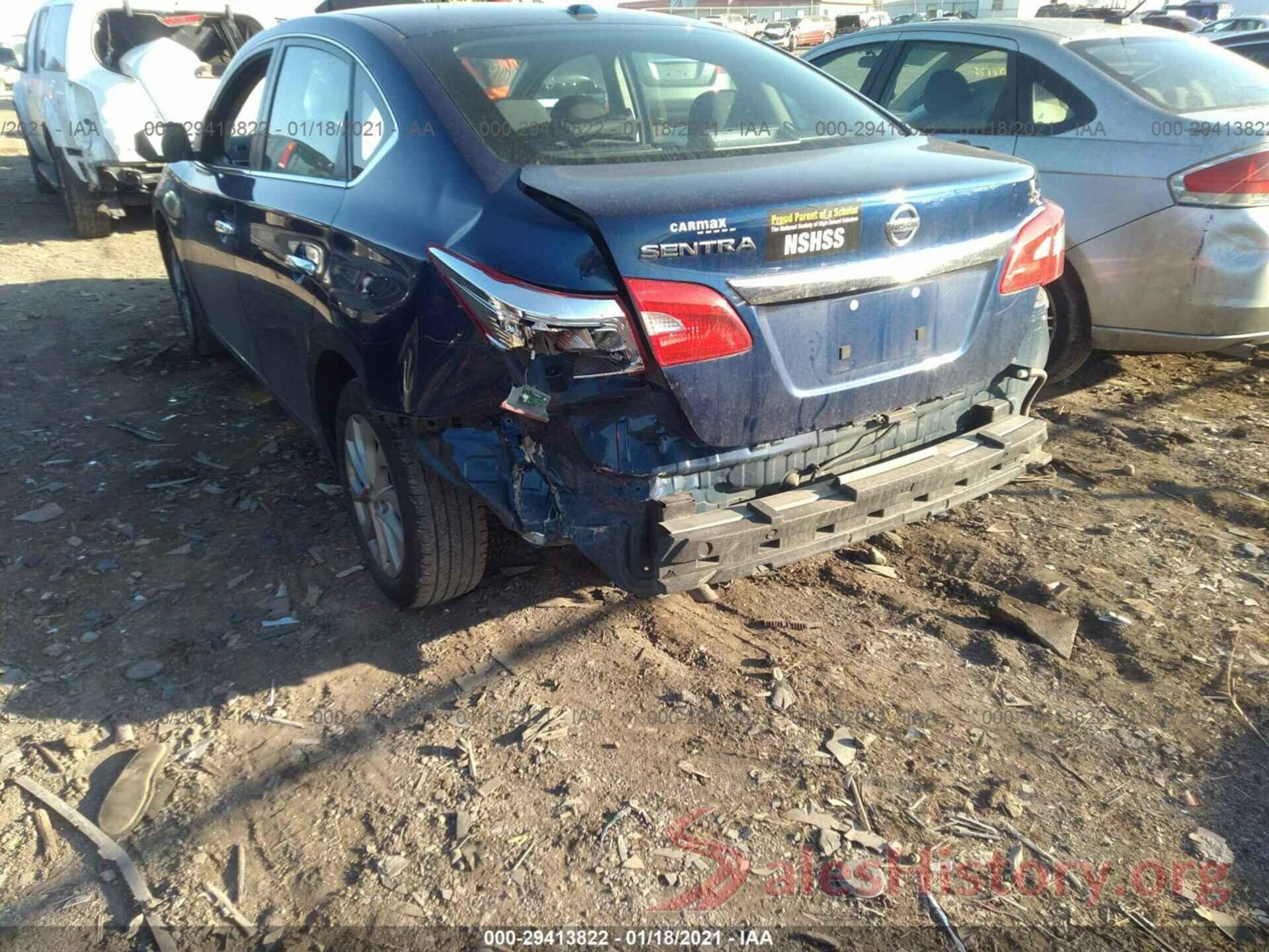 3N1AB7AP7KY228320 2019 NISSAN SENTRA