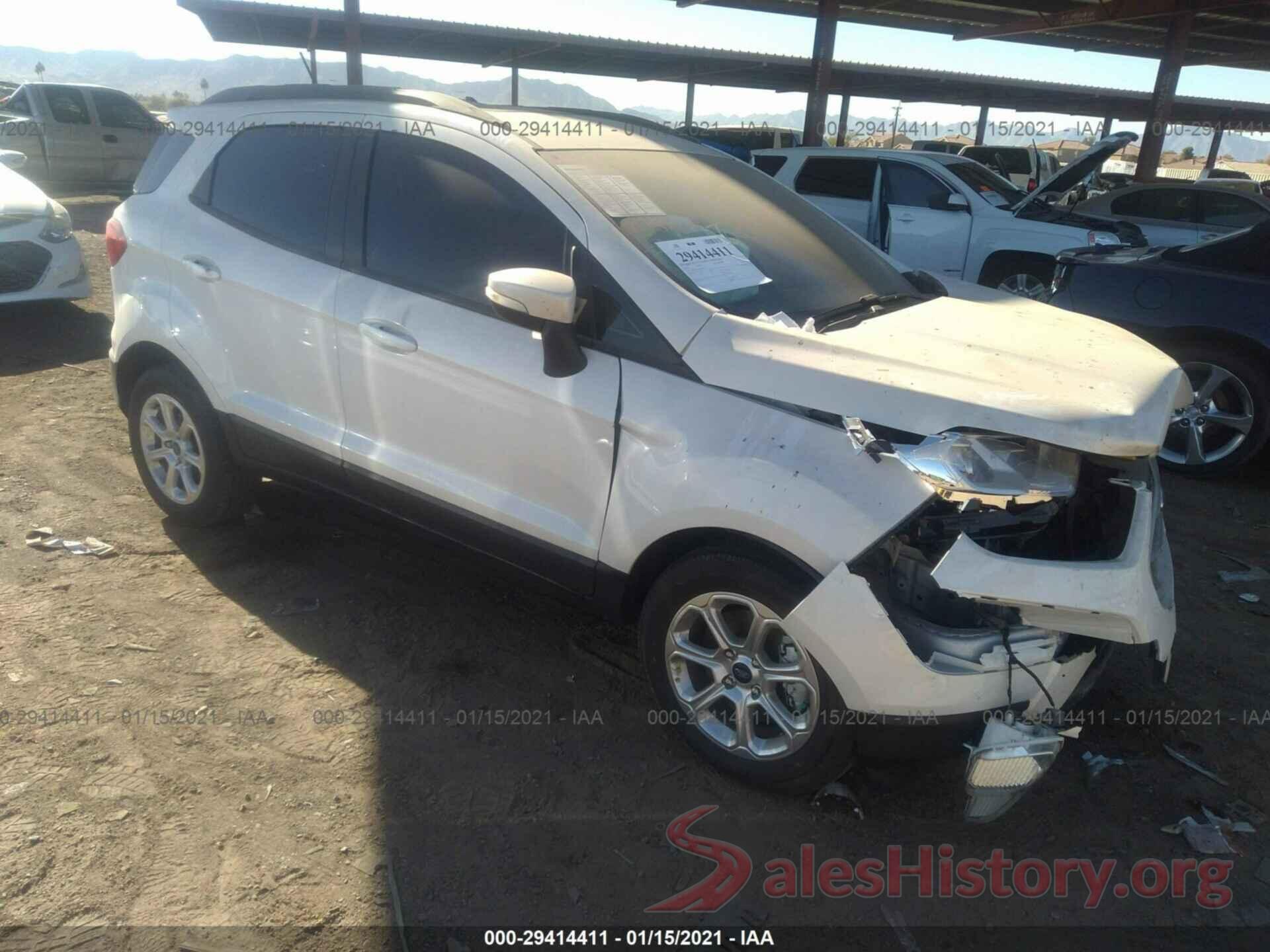 MAJ3S2GE4KC258145 2019 FORD ECOSPORT