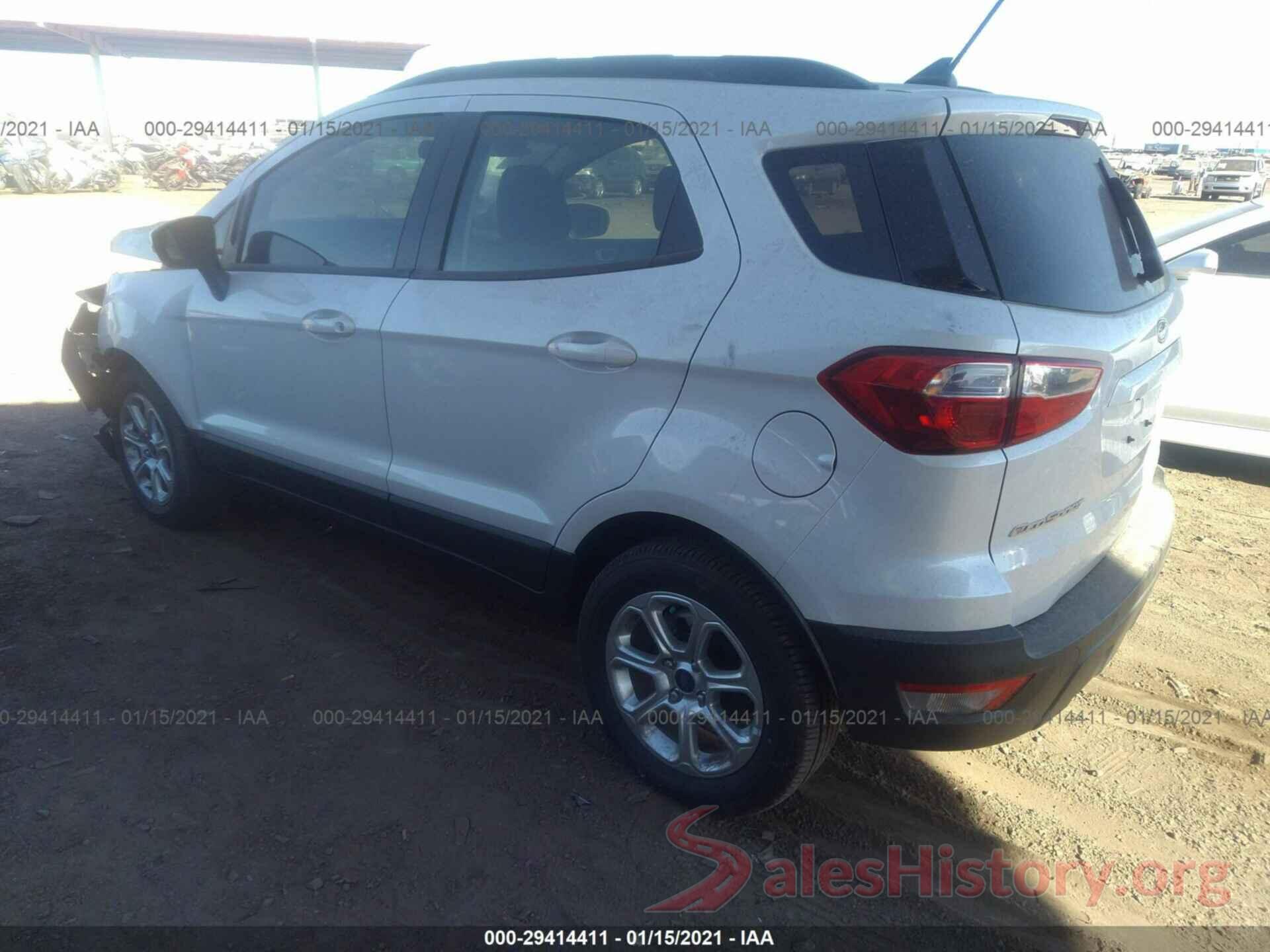 MAJ3S2GE4KC258145 2019 FORD ECOSPORT