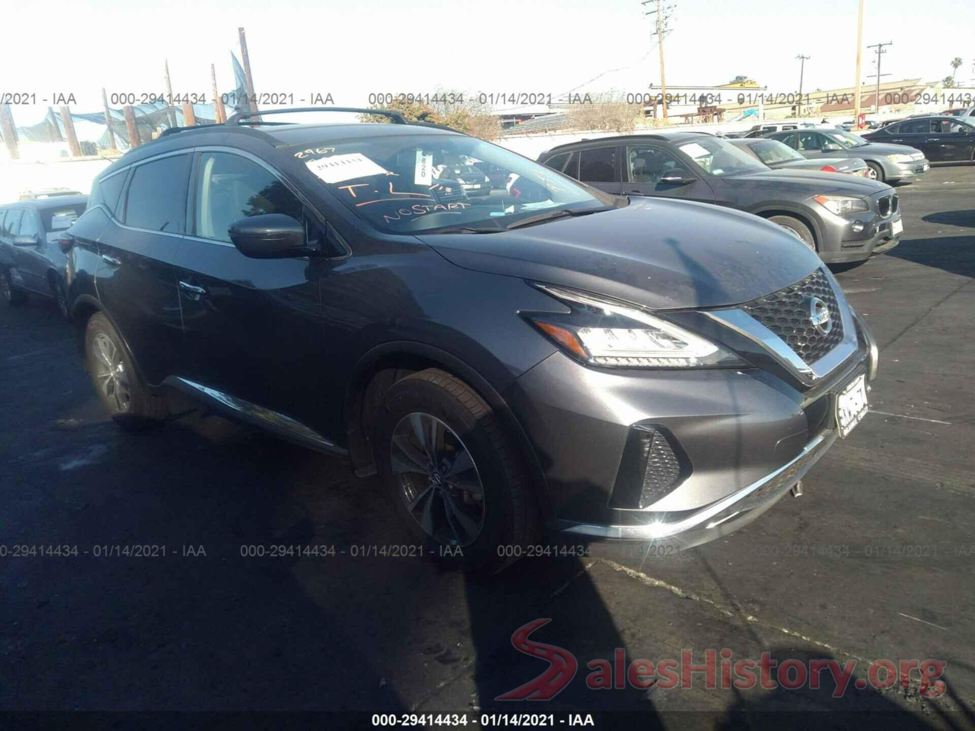 5N1AZ2MJ0KN117751 2019 NISSAN MURANO