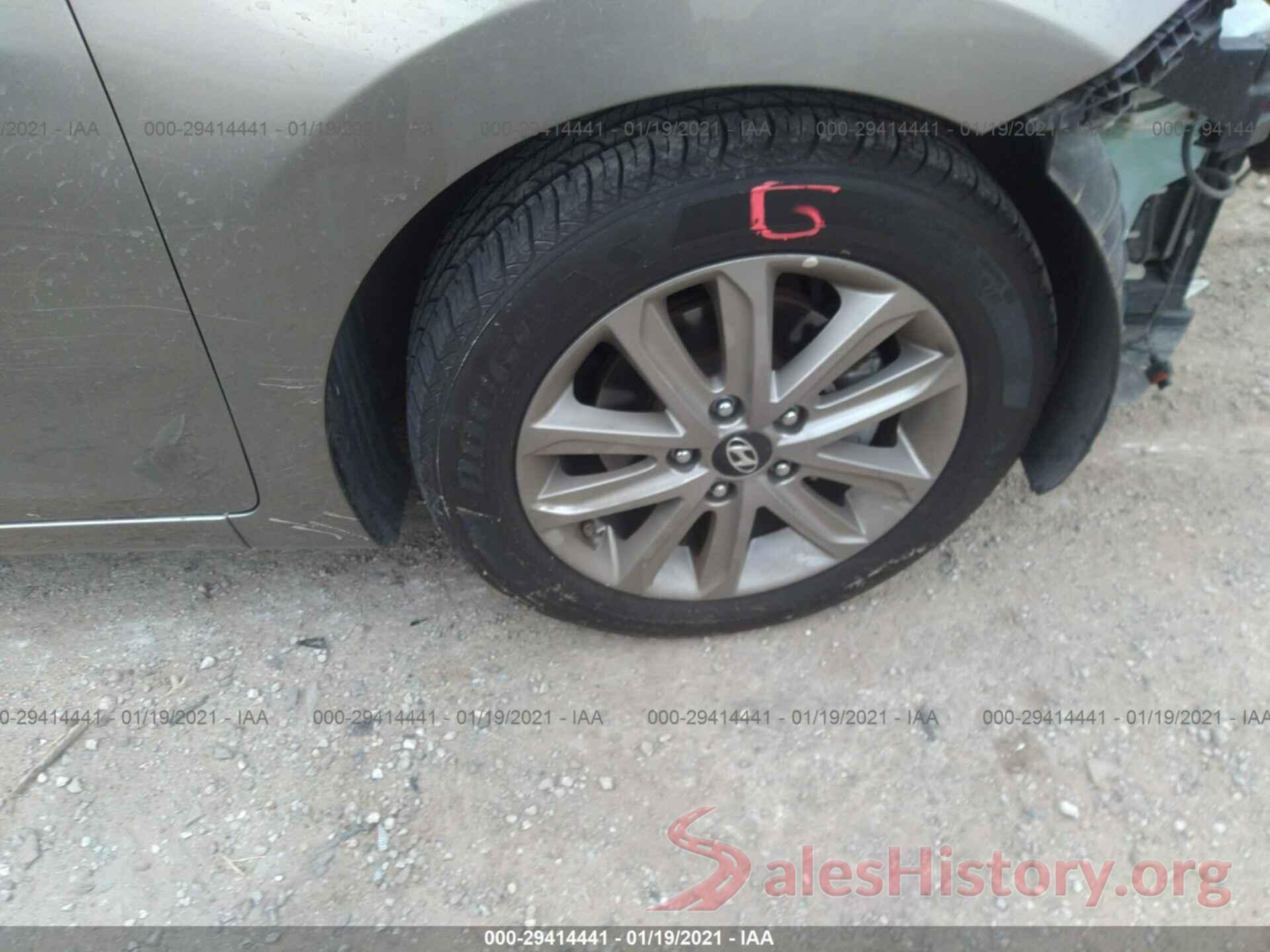 5NPDH4AE1GH748667 2016 HYUNDAI ELANTRA