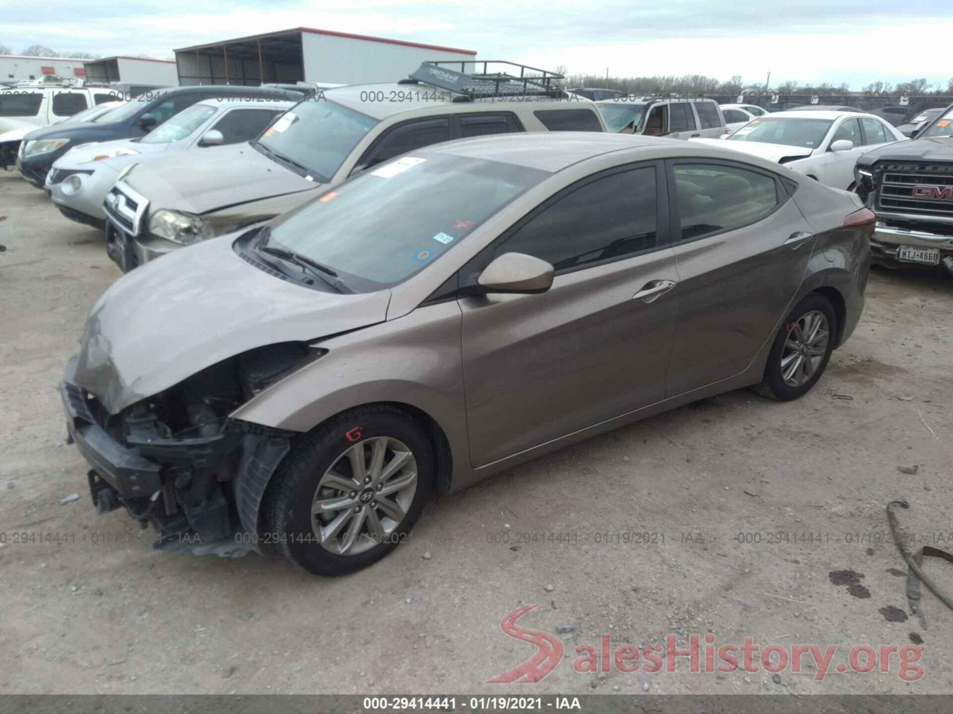 5NPDH4AE1GH748667 2016 HYUNDAI ELANTRA