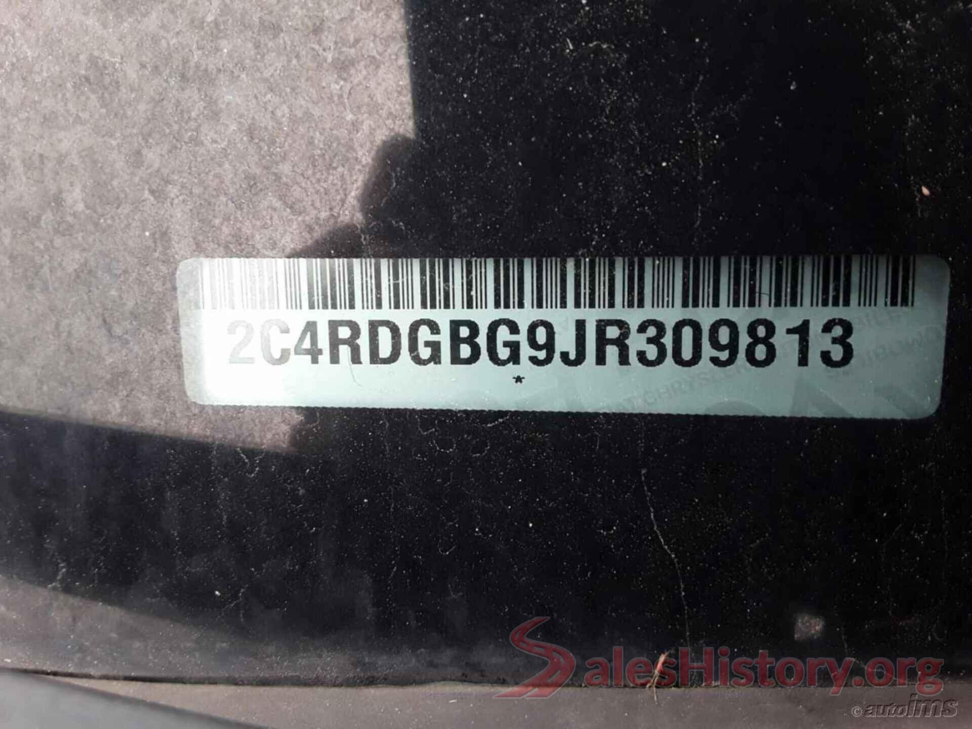 2C4RDGBG9JR309813 2018 DODGE GRAND CARAVAN