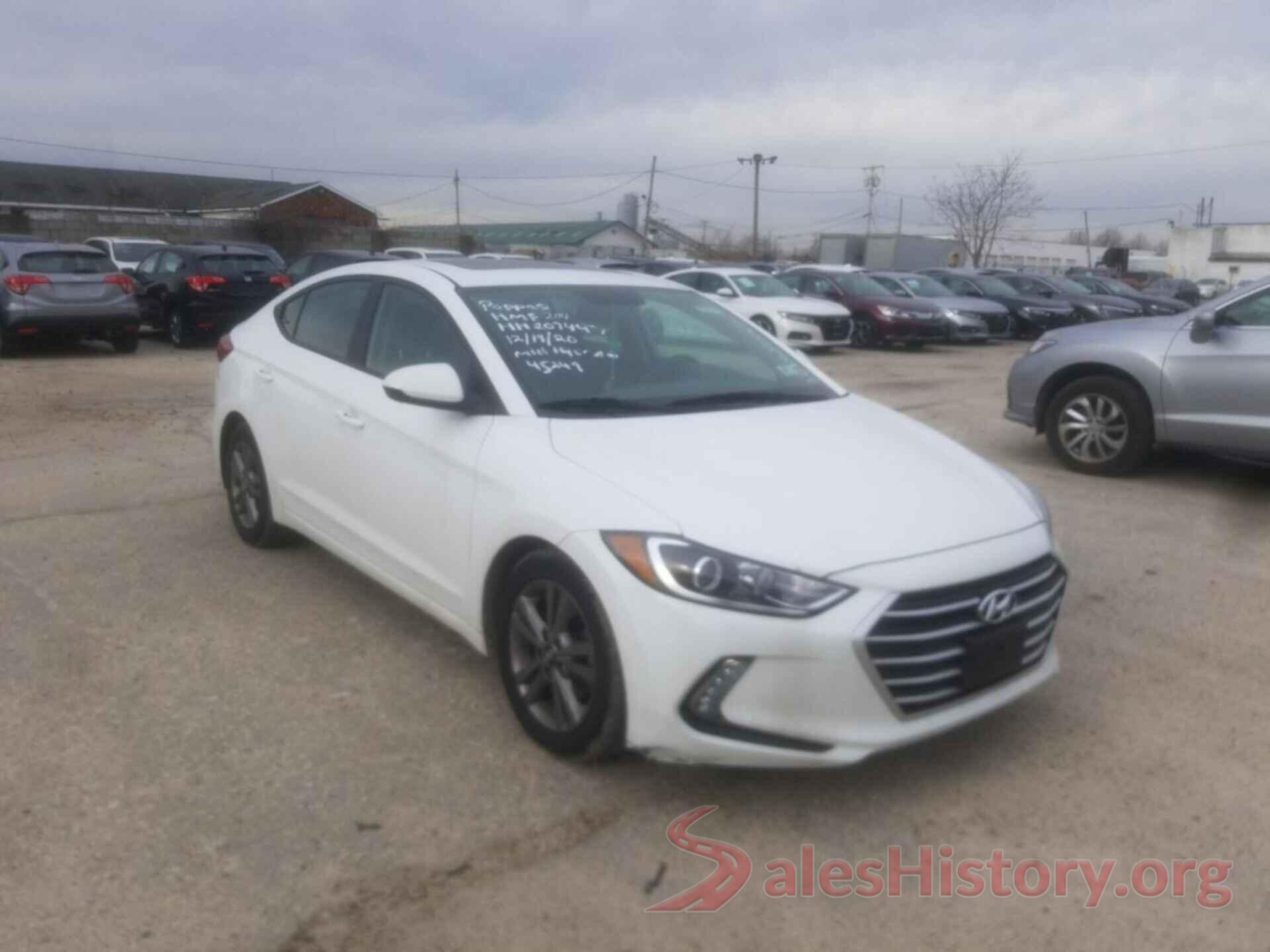 5NPD84LF1HH207447 2017 HYUNDAI ELANTRA