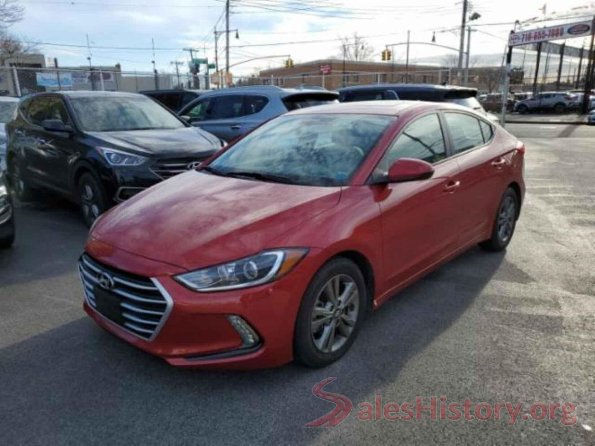 5NPD84LF4JH296288 2018 HYUNDAI ELANTRA