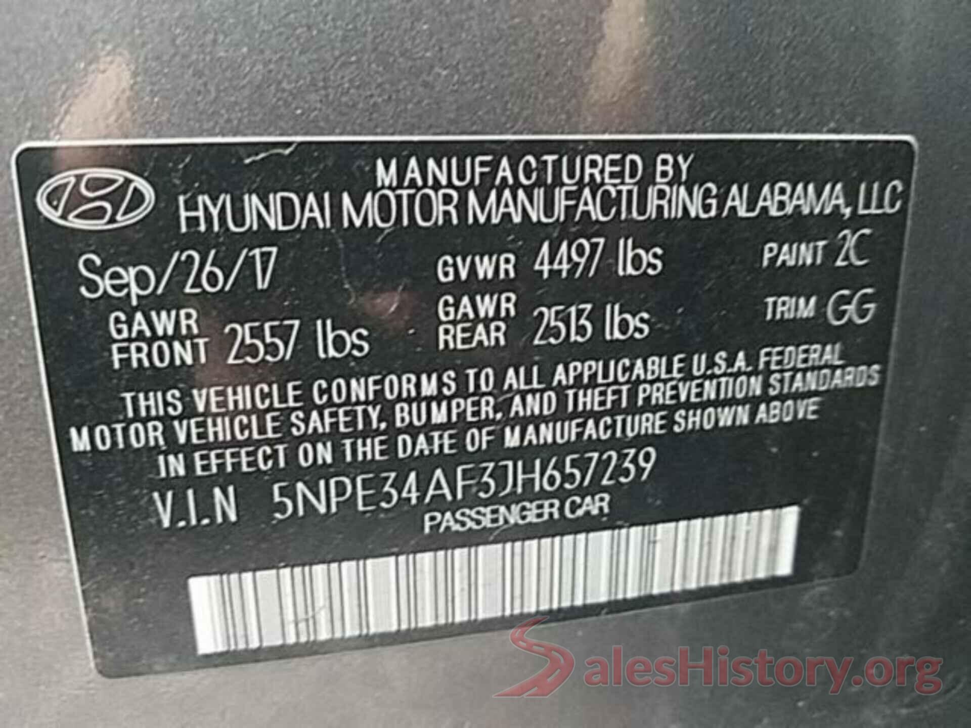 5NPE34AF3JH657239 2018 HYUNDAI SONATA