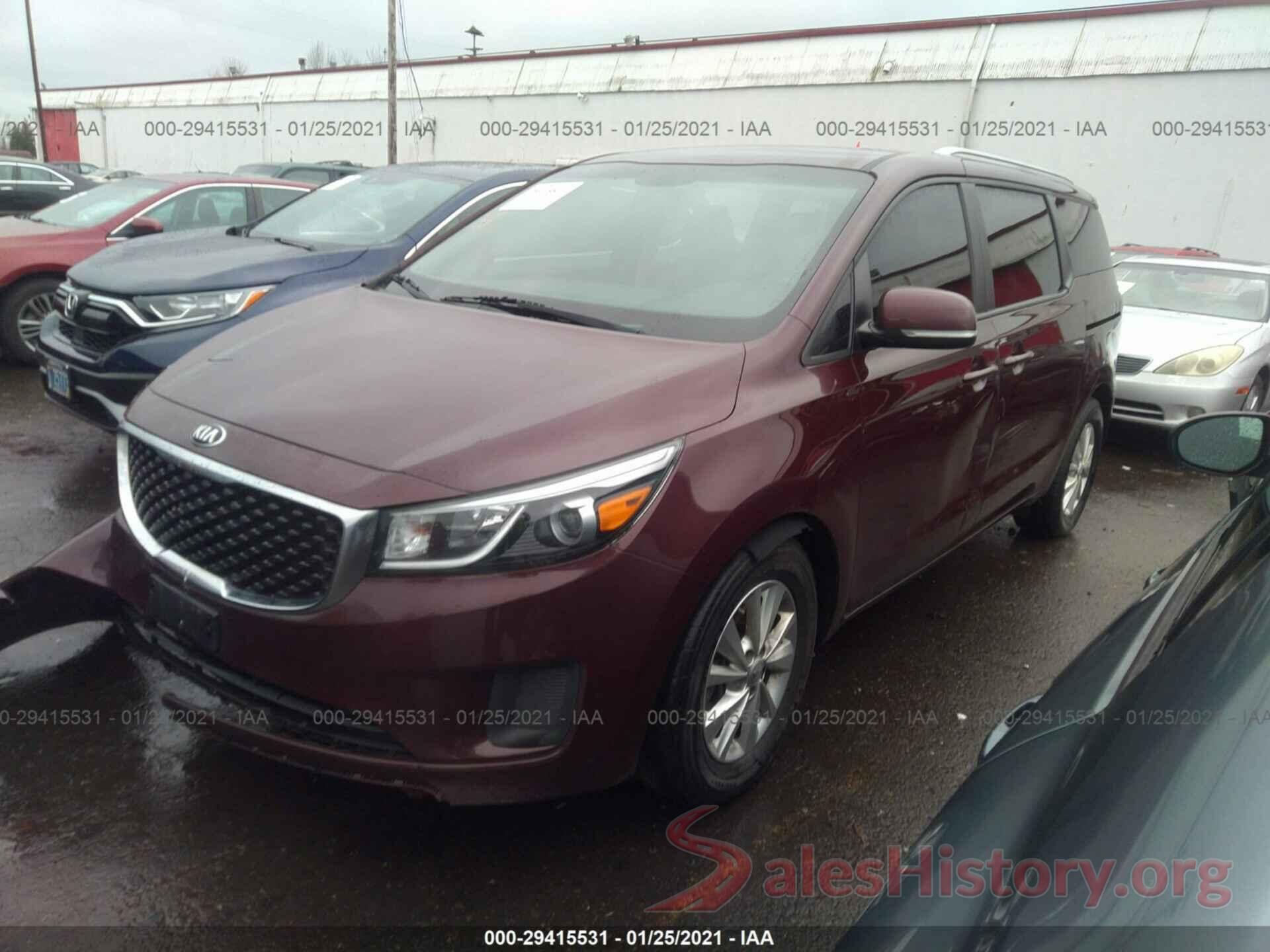 KNDMB5C15G6190608 2016 KIA SEDONA