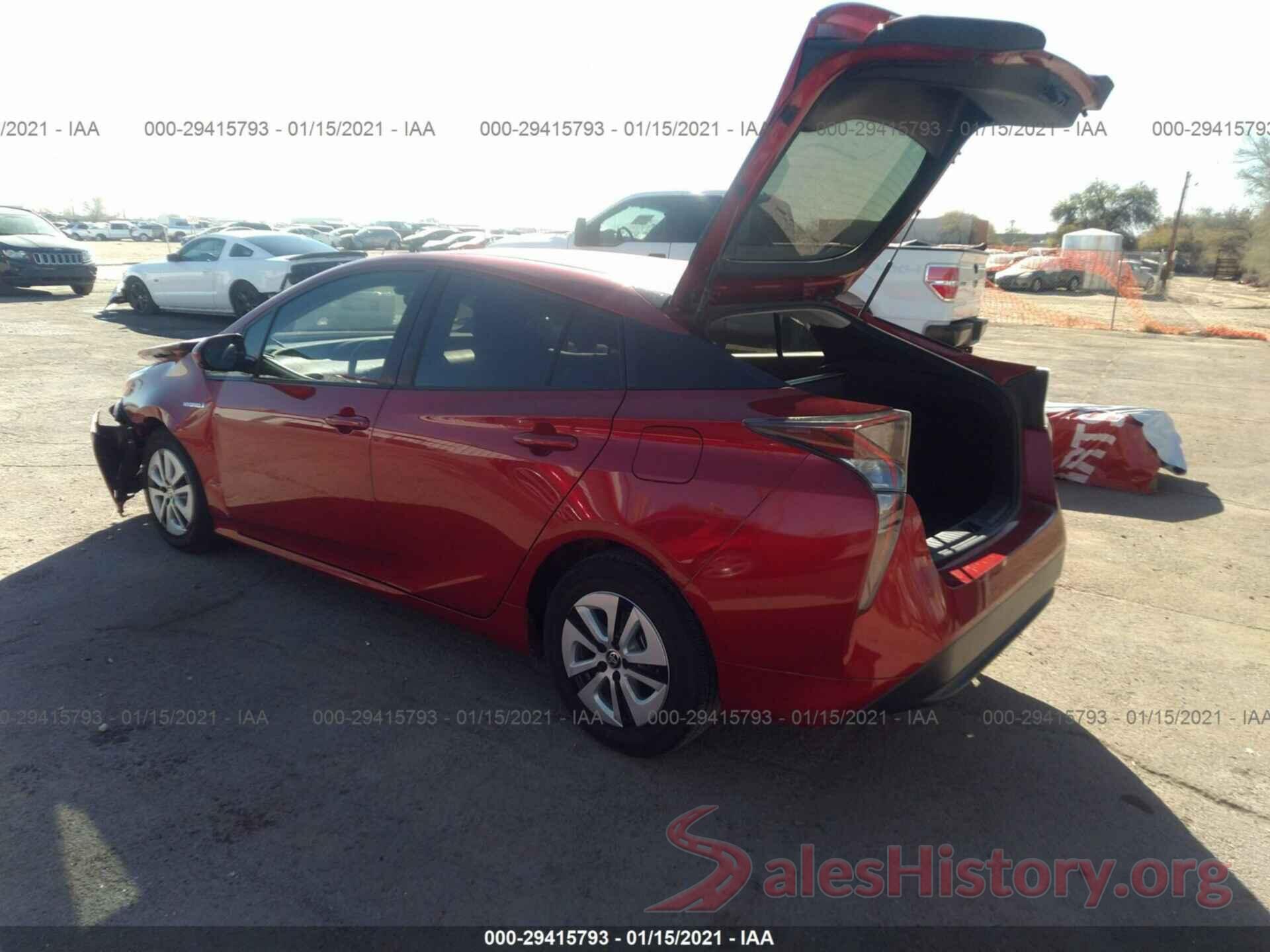 JTDKARFU6G3524668 2016 TOYOTA PRIUS