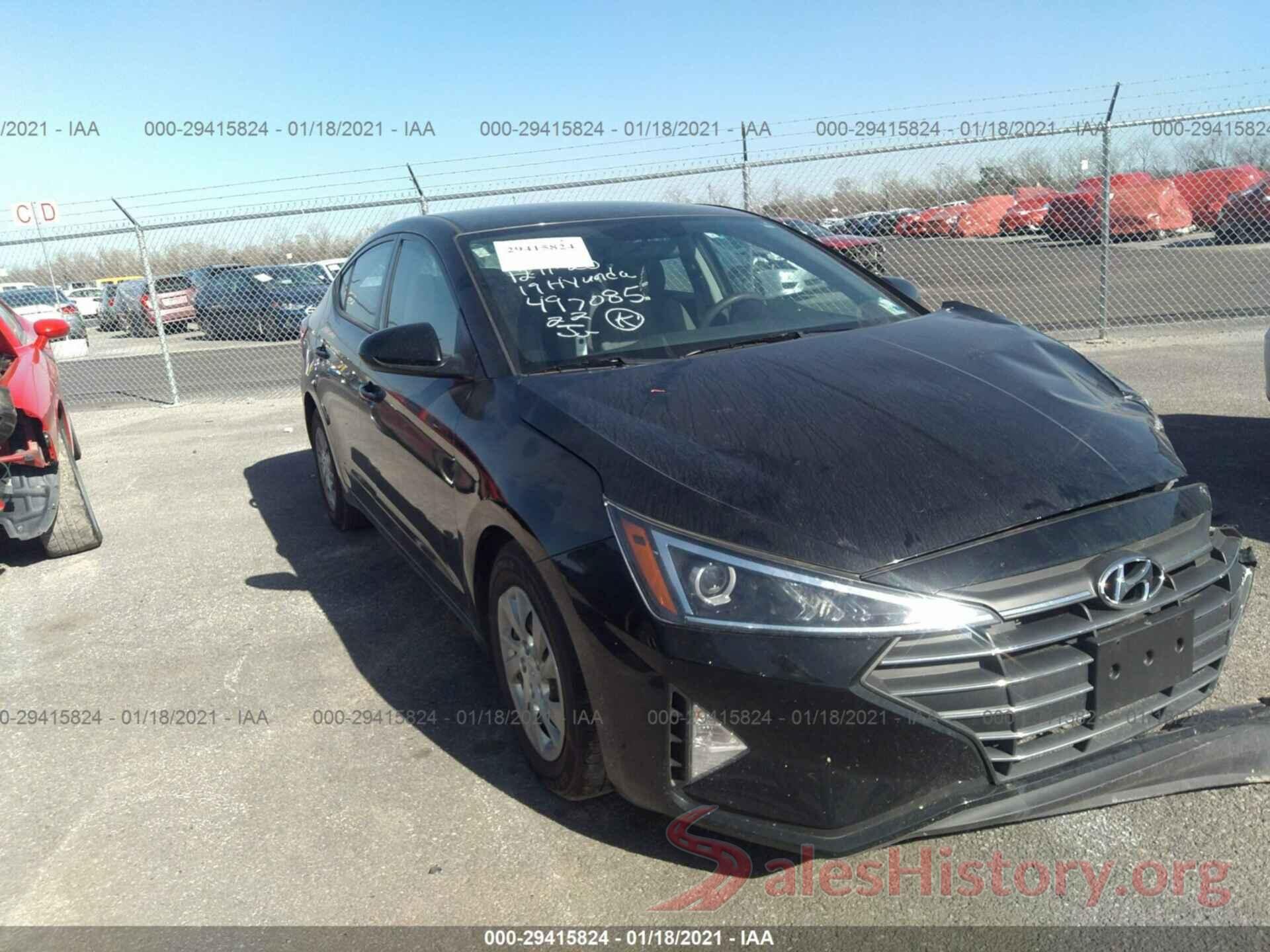 5NPD74LF3KH497085 2019 HYUNDAI ELANTRA