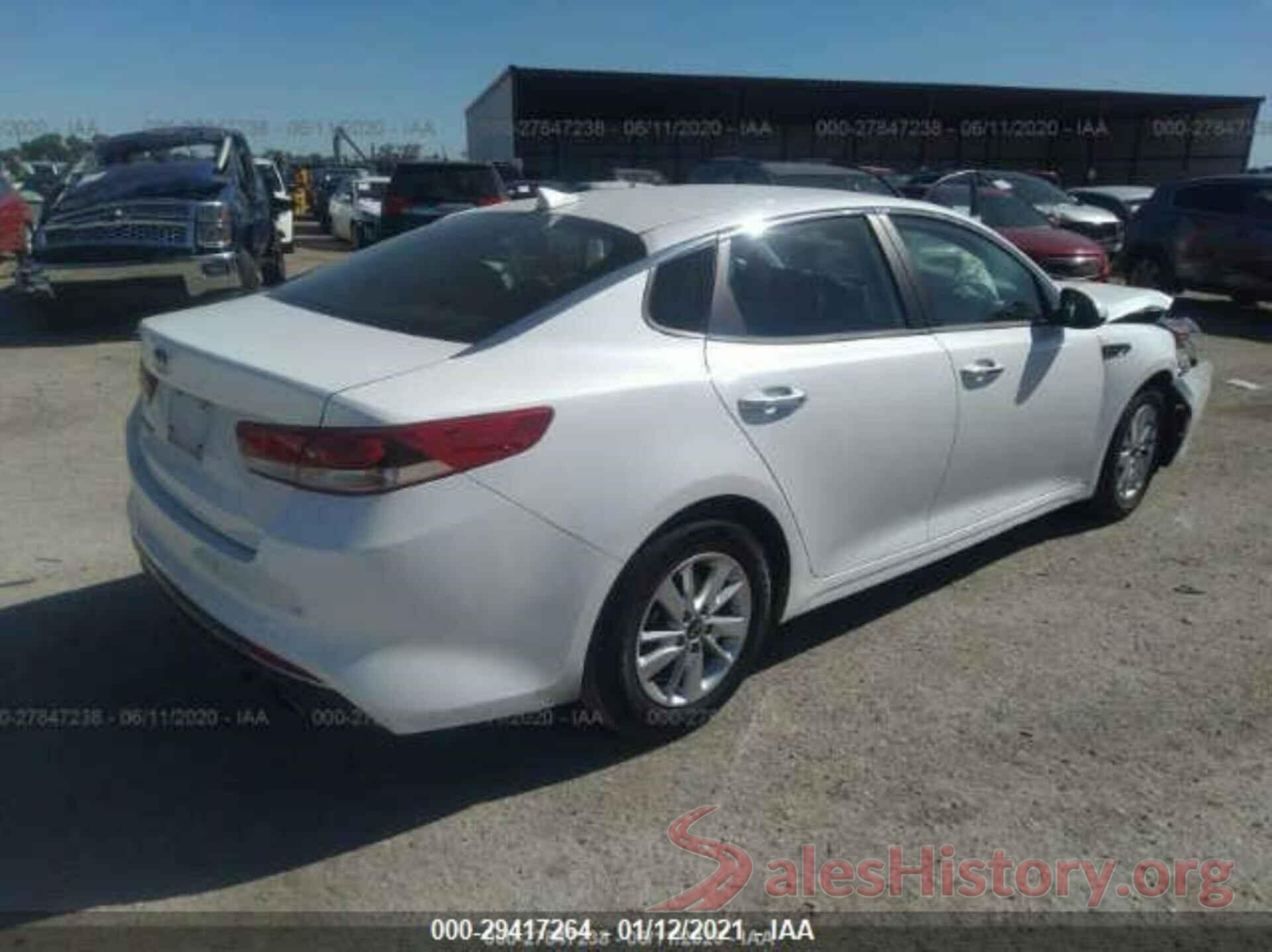 KNAGT4L33J5205803 2018 KIA OPTIMA