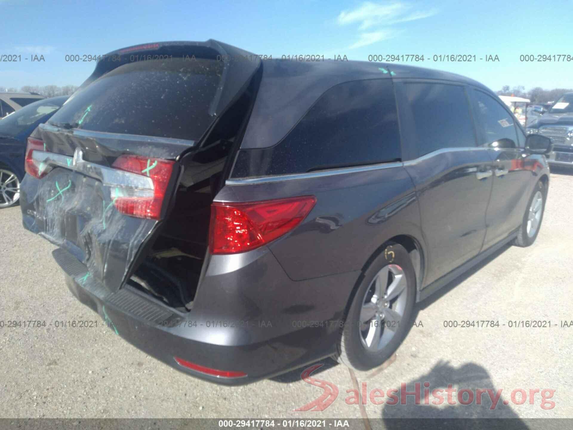 5FNRL6H78JB046889 2018 HONDA ODYSSEY