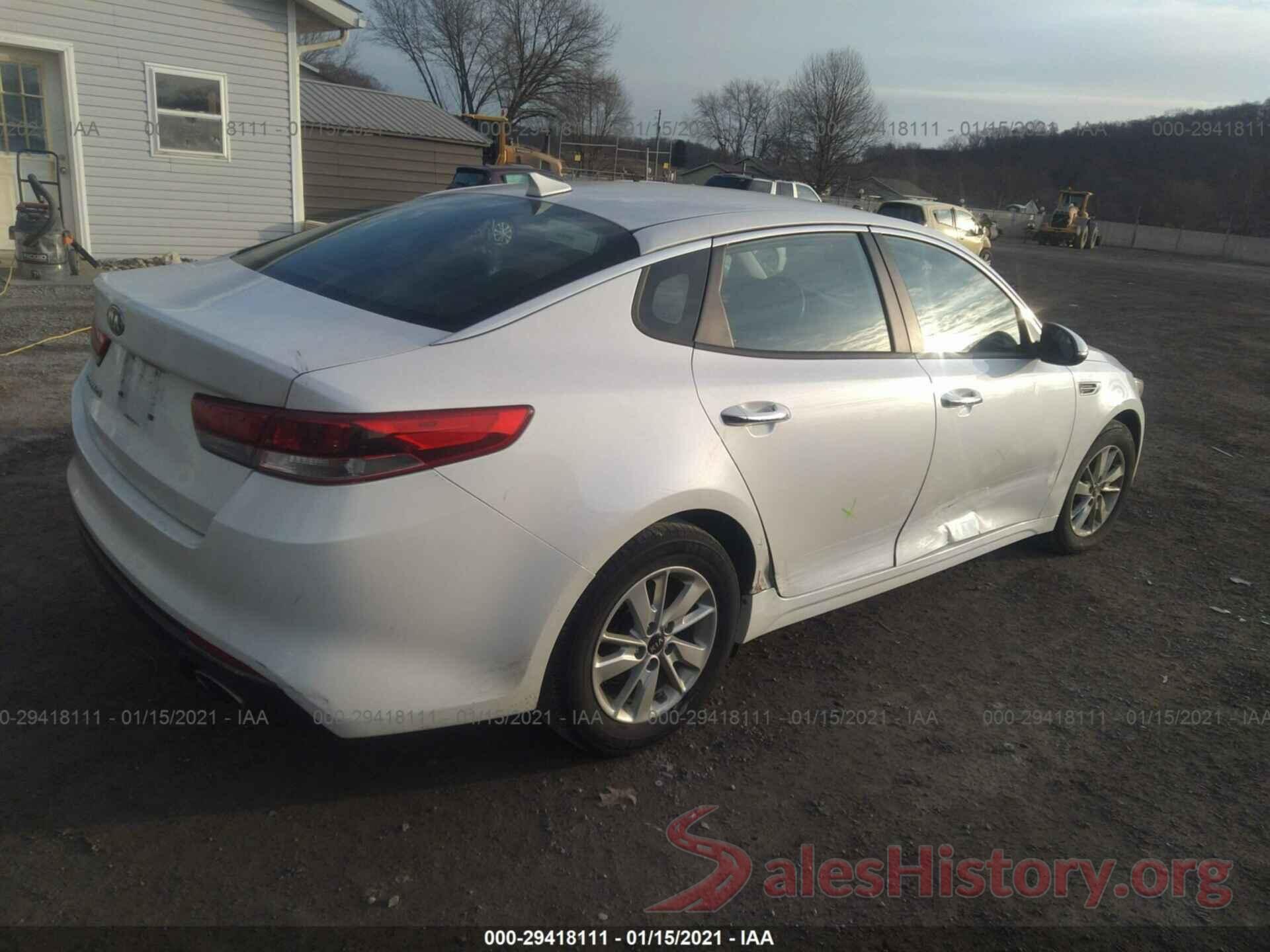 KNAGT4L37G5107172 2016 KIA OPTIMA