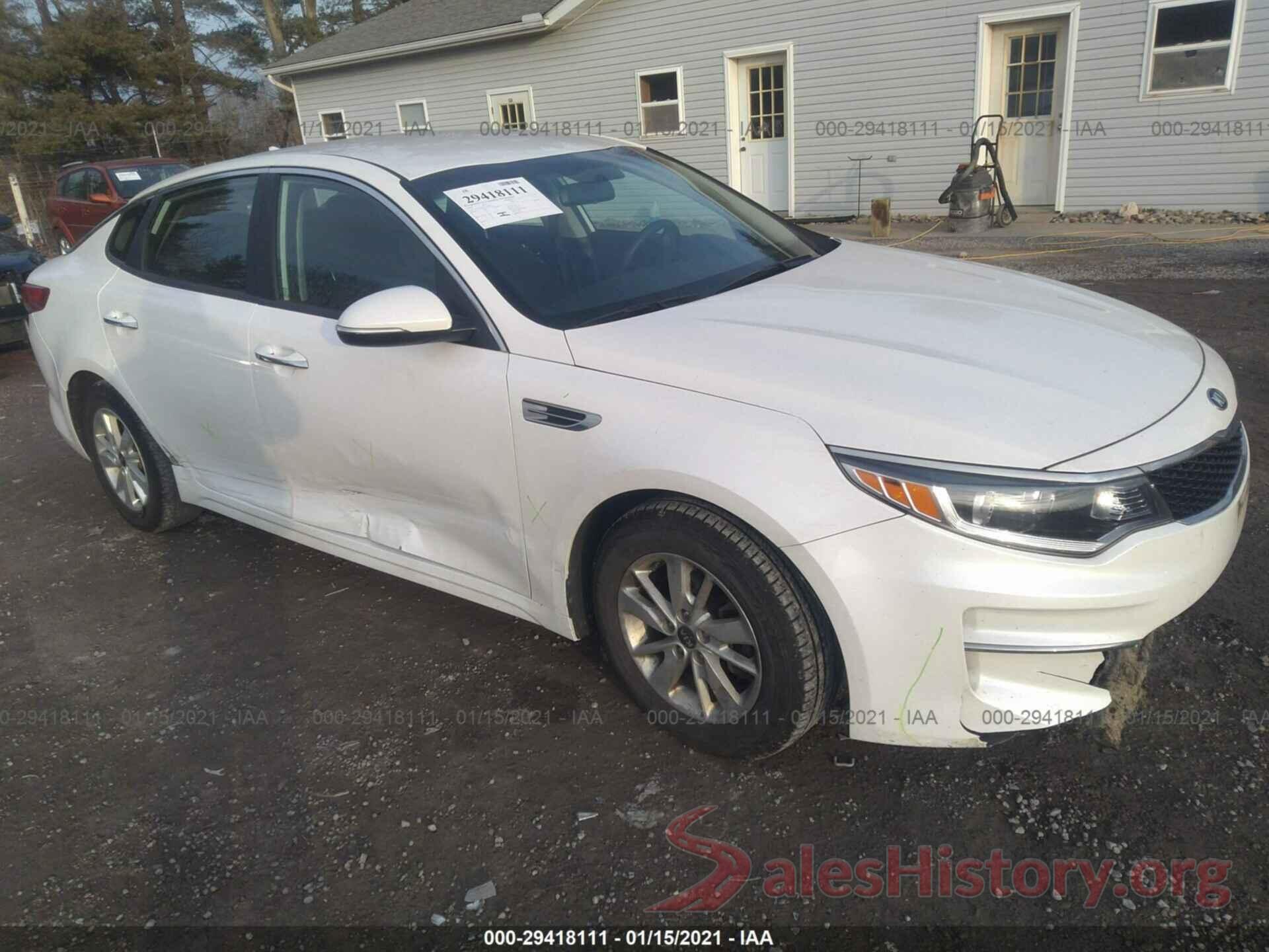 KNAGT4L37G5107172 2016 KIA OPTIMA