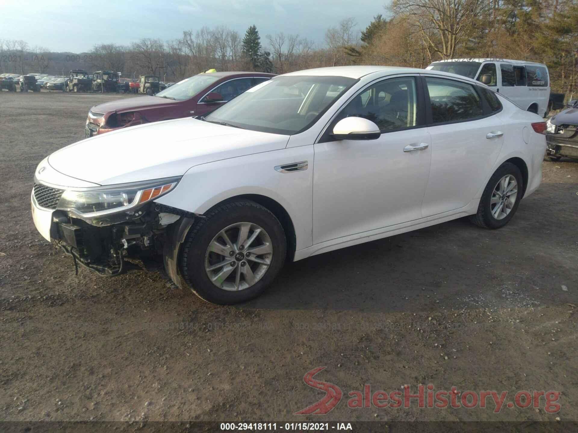 KNAGT4L37G5107172 2016 KIA OPTIMA