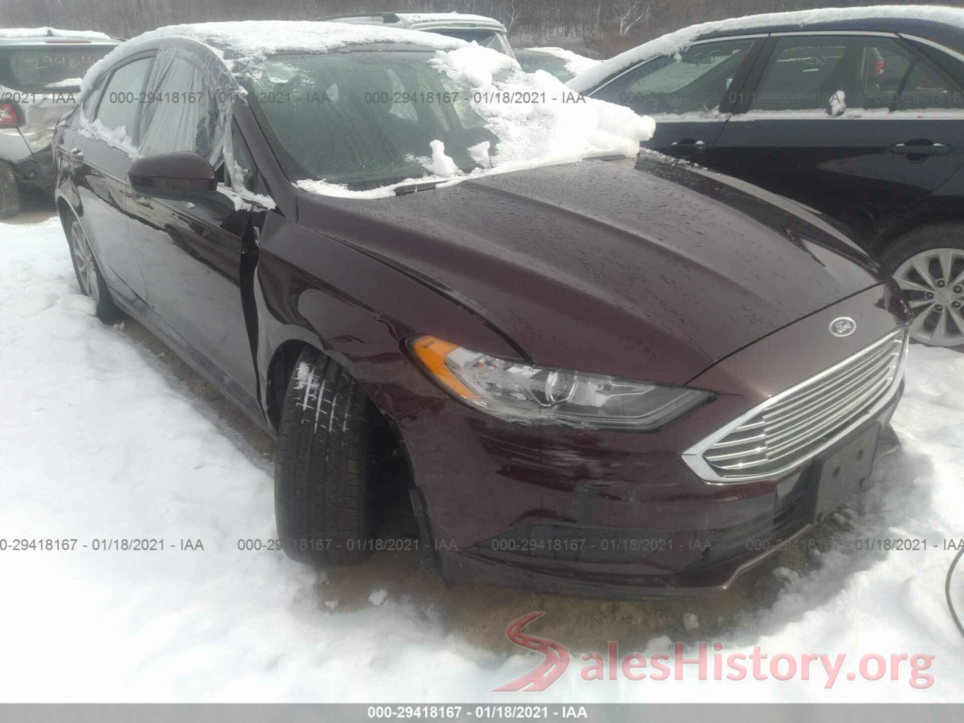 3FA6P0H72HR187167 2017 FORD FUSION