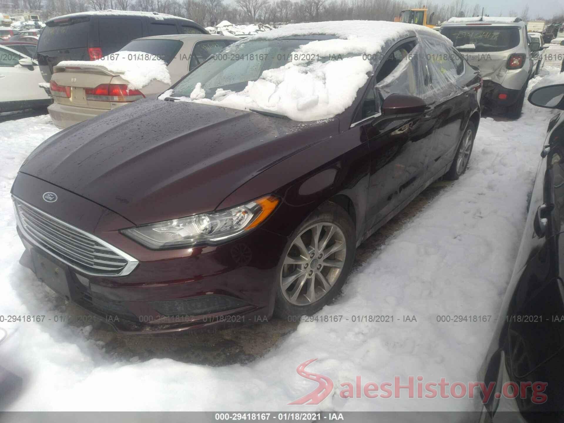 3FA6P0H72HR187167 2017 FORD FUSION