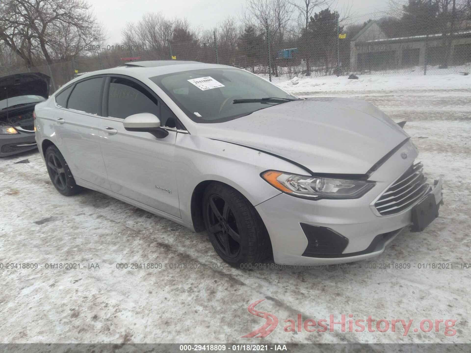 3FA6P0LU6KR140910 2019 FORD FUSION HYBRID