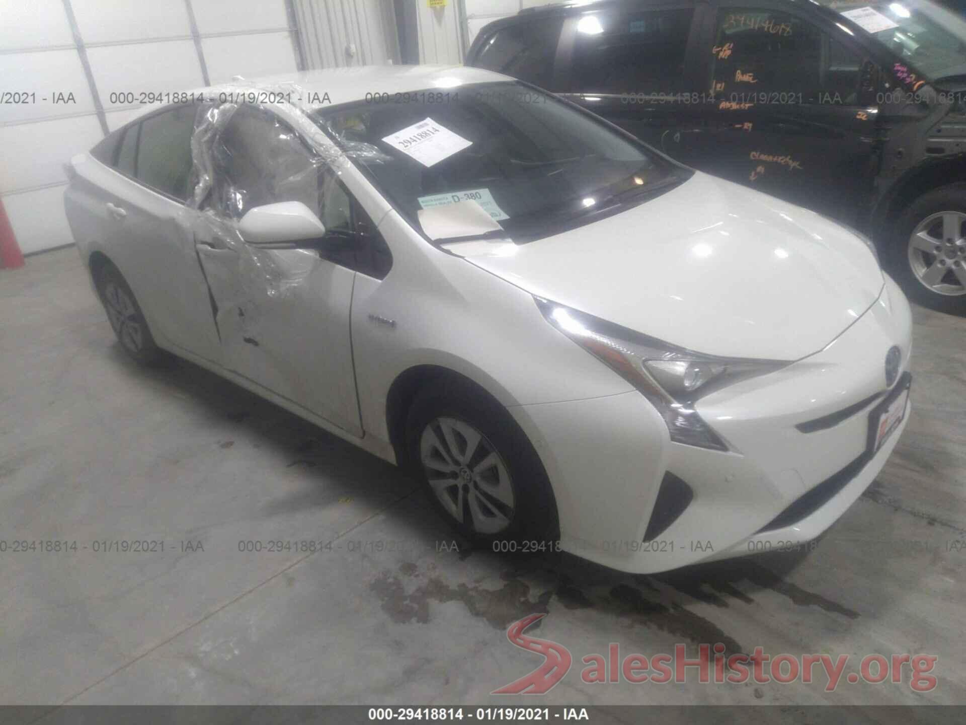 JTDKBRFU6J3065789 2018 TOYOTA PRIUS