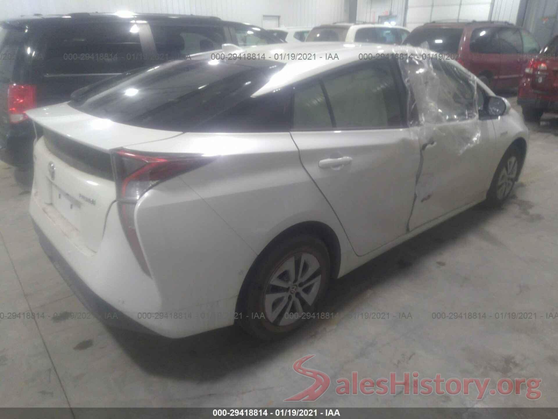 JTDKBRFU6J3065789 2018 TOYOTA PRIUS