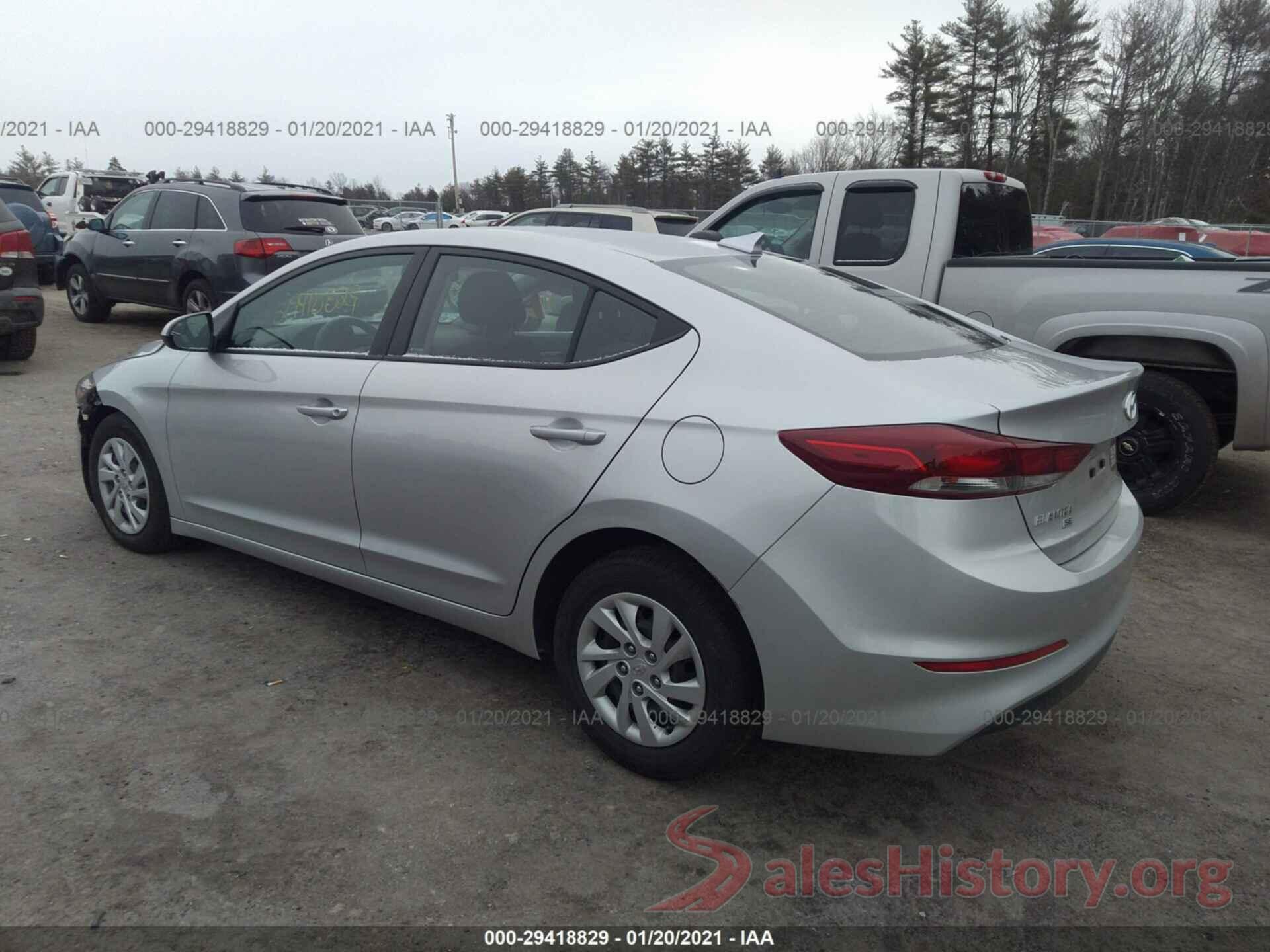 5NPD74LF3JH397129 2018 HYUNDAI ELANTRA