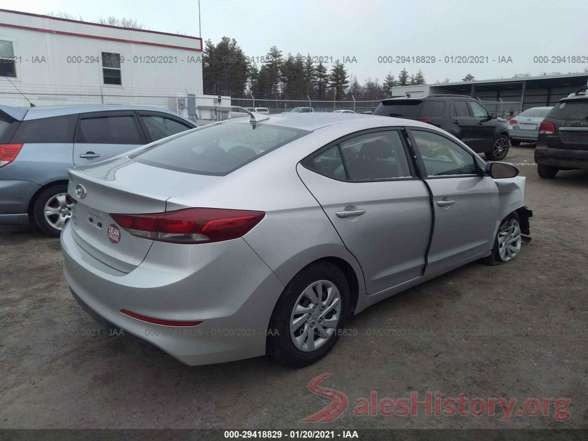 5NPD74LF3JH397129 2018 HYUNDAI ELANTRA