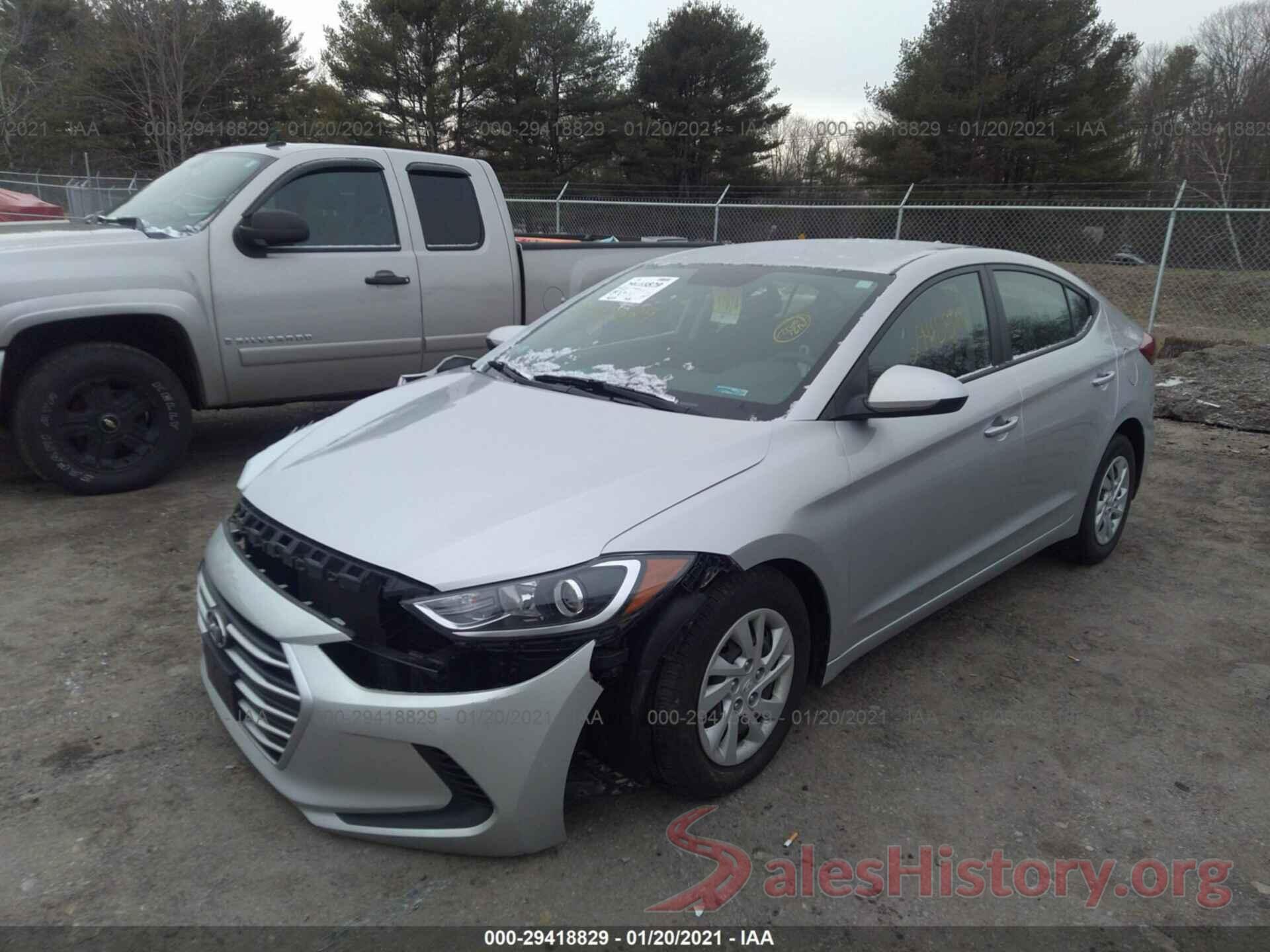 5NPD74LF3JH397129 2018 HYUNDAI ELANTRA