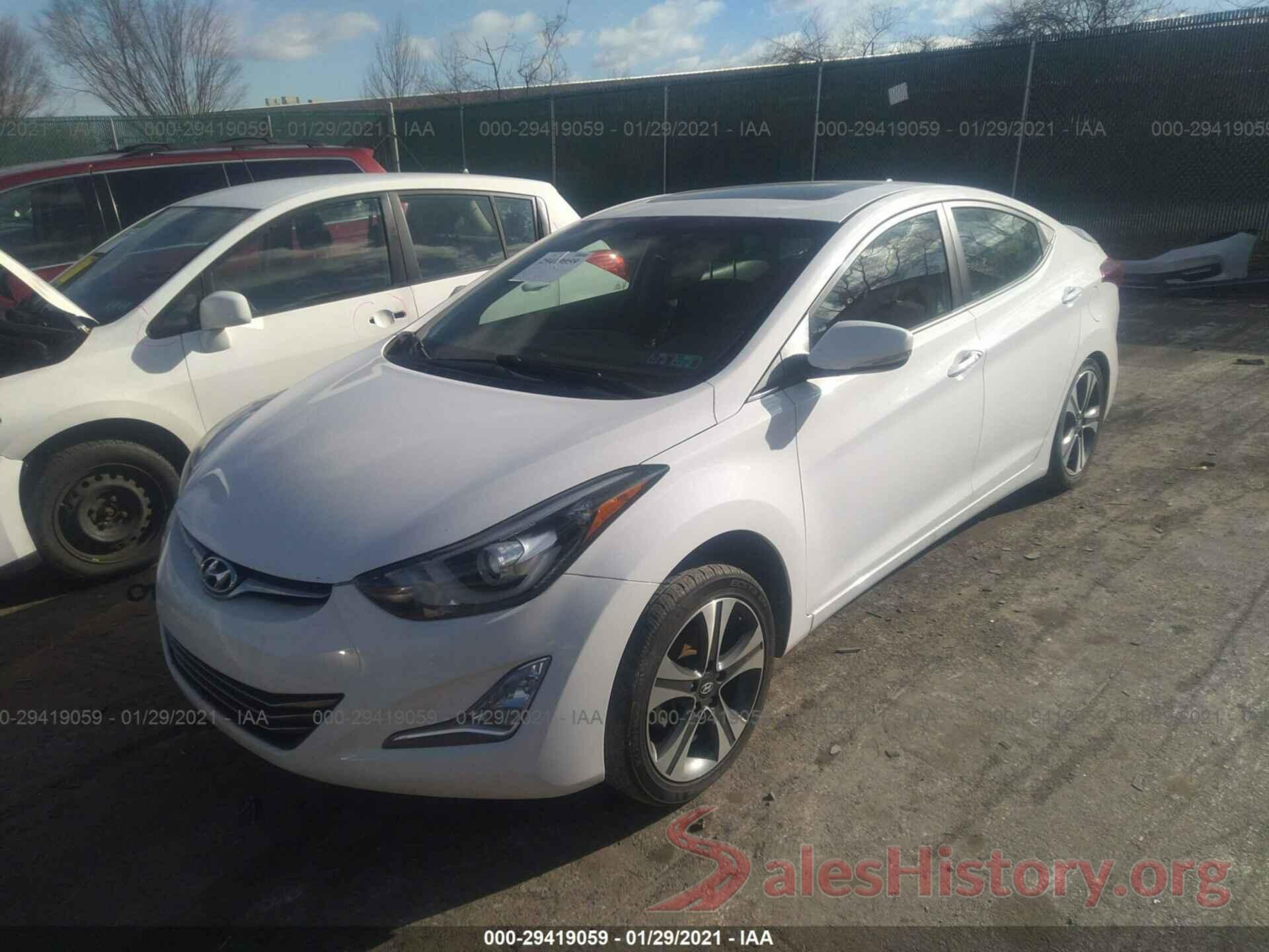 KMHDH4AH3GU511870 2016 HYUNDAI ELANTRA