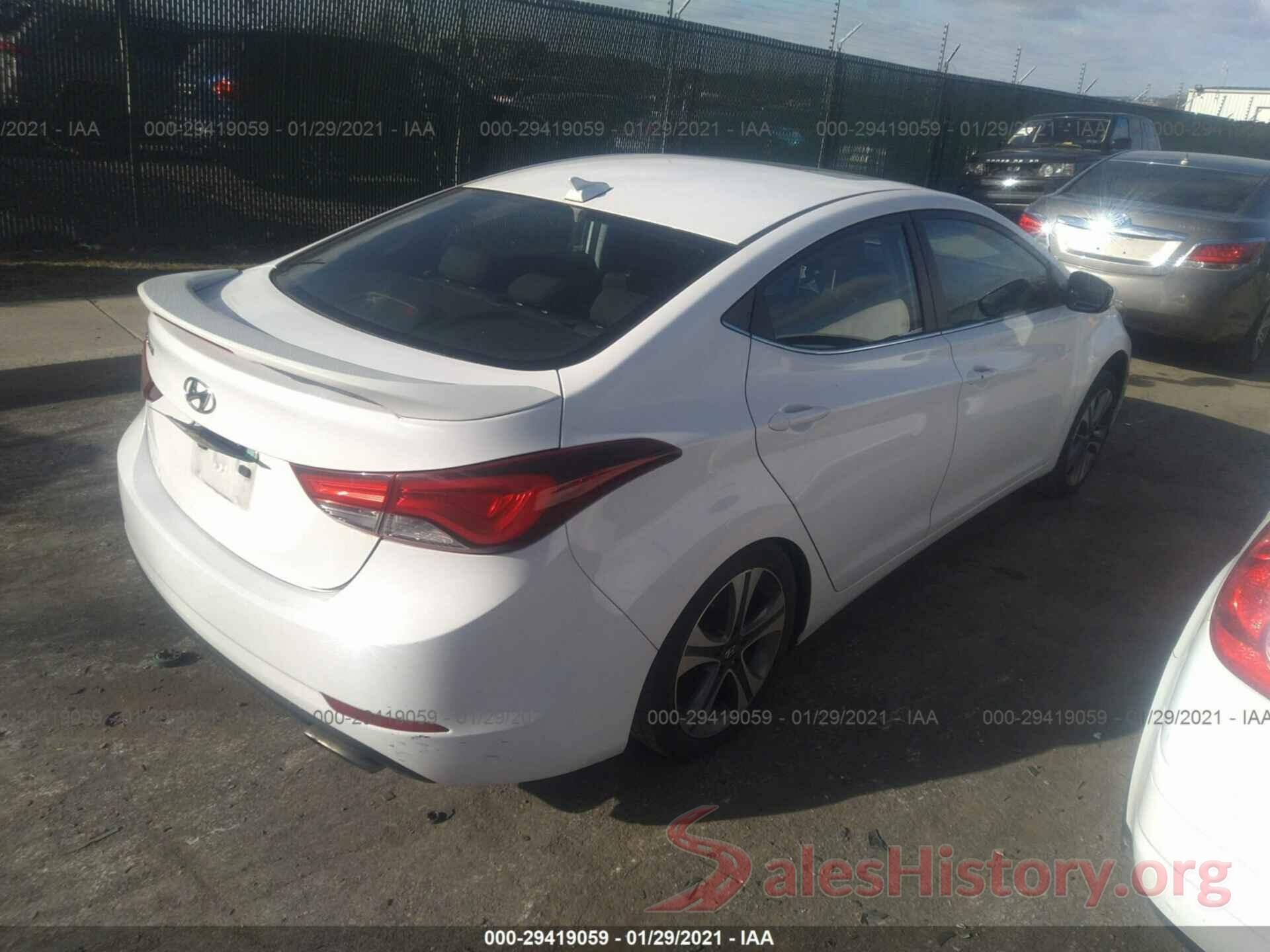 KMHDH4AH3GU511870 2016 HYUNDAI ELANTRA