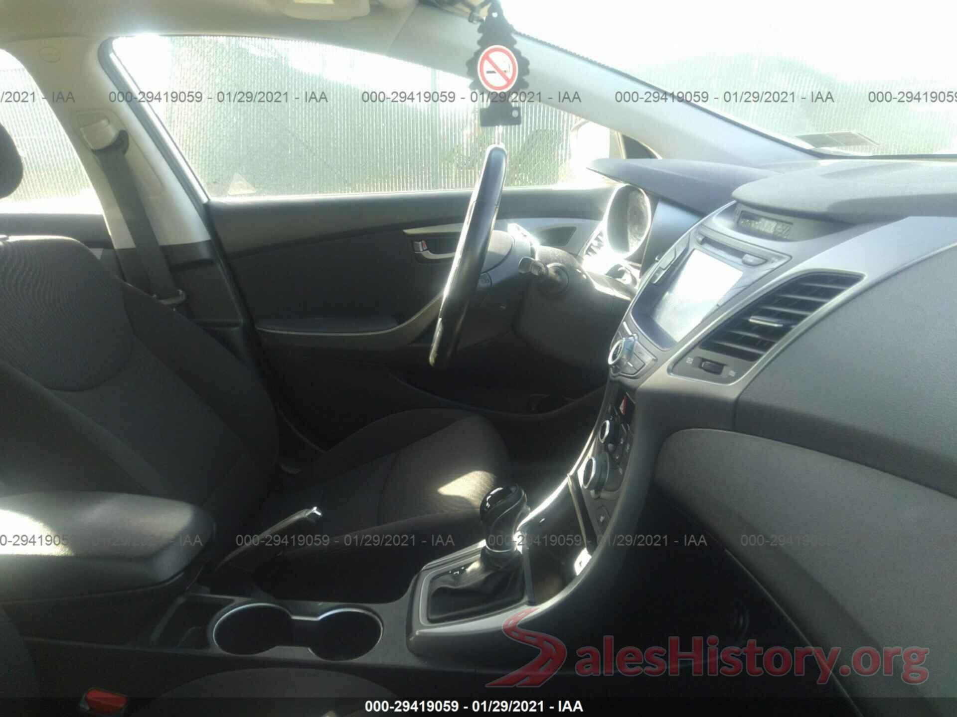 KMHDH4AH3GU511870 2016 HYUNDAI ELANTRA