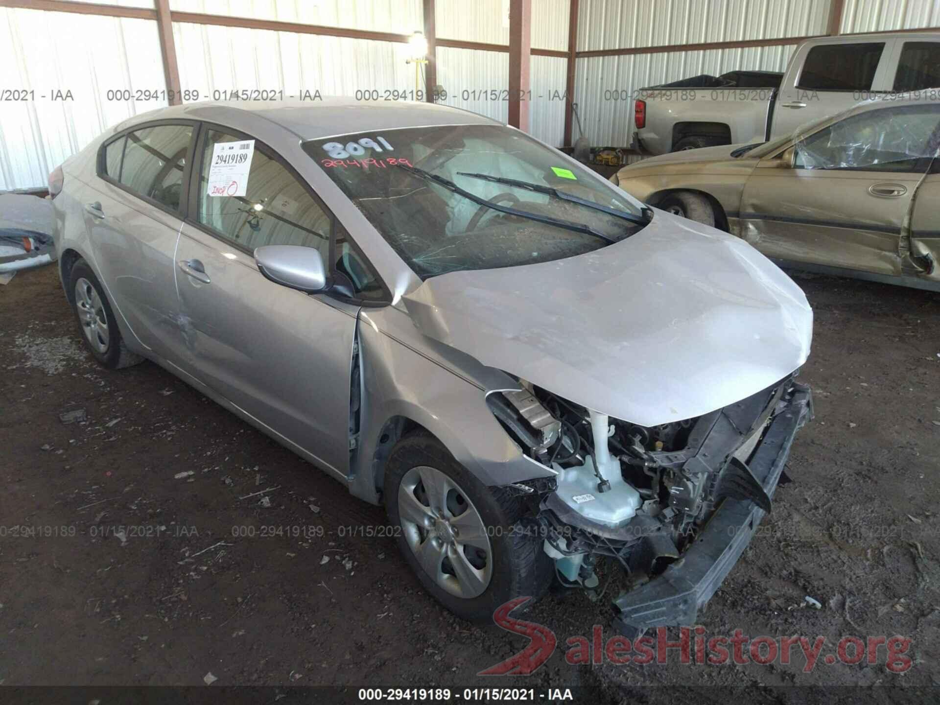 3KPFK4A73JE170630 2018 KIA FORTE