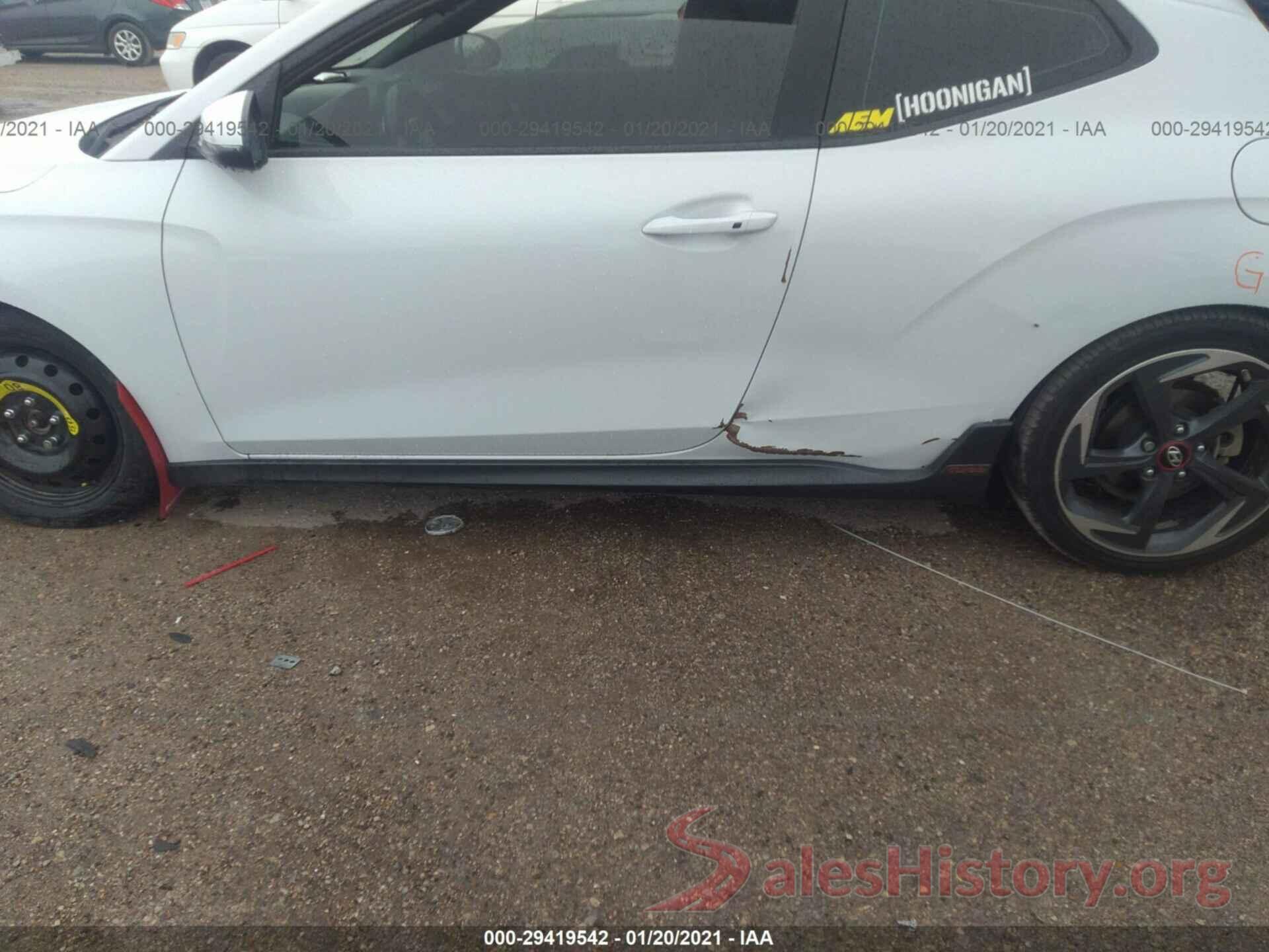 KMHTH6AB4KU006061 2019 HYUNDAI VELOSTER