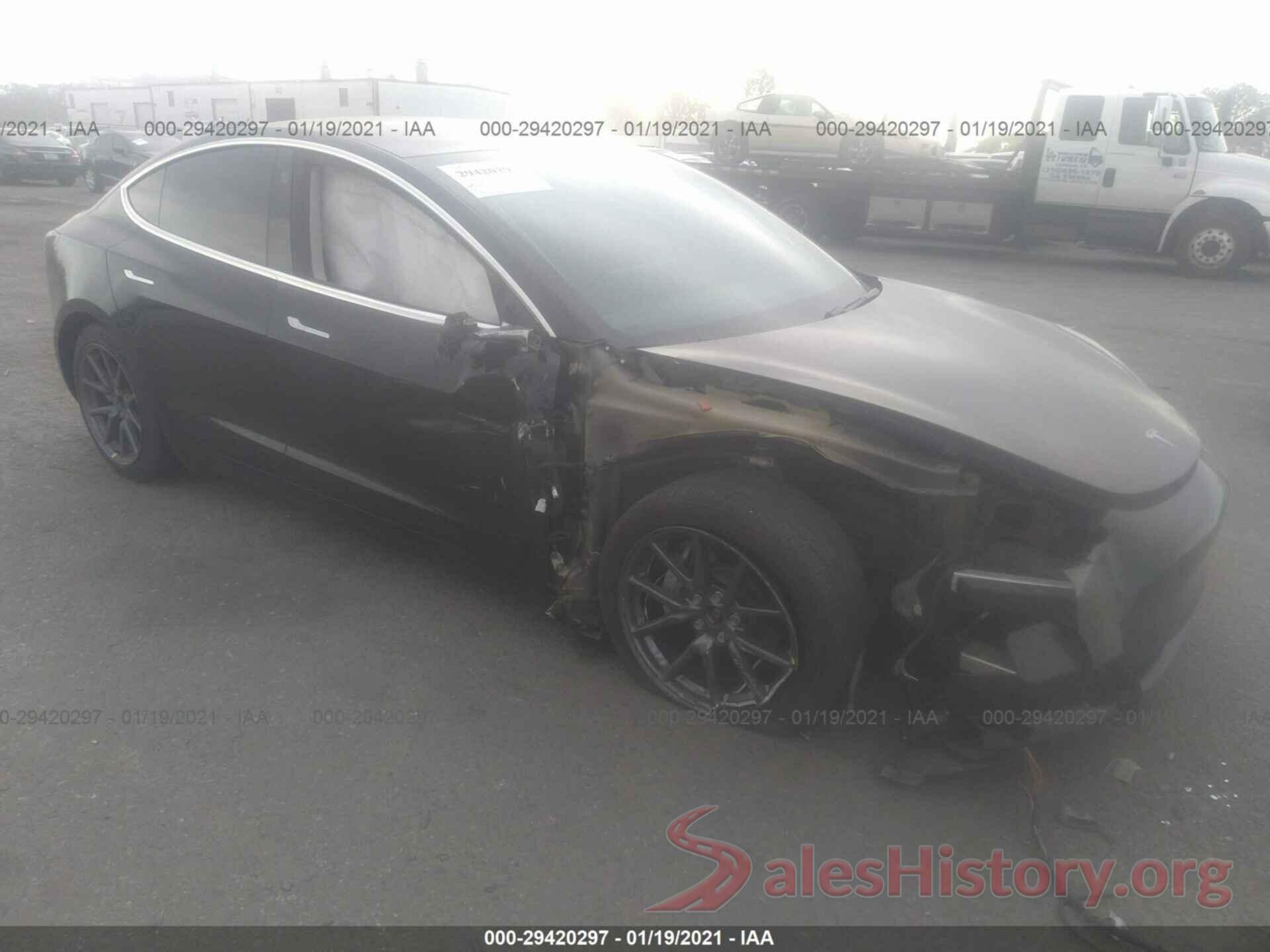 5YJ3E1EB5KF191238 2019 TESLA MODEL 3