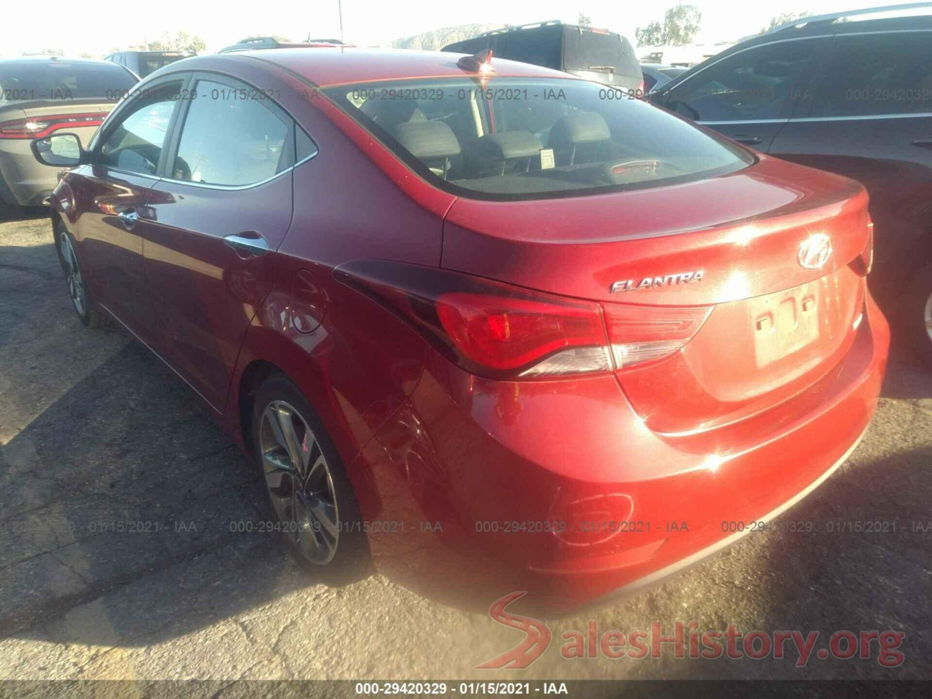 KMHDH4AE2GU594858 2016 HYUNDAI ELANTRA