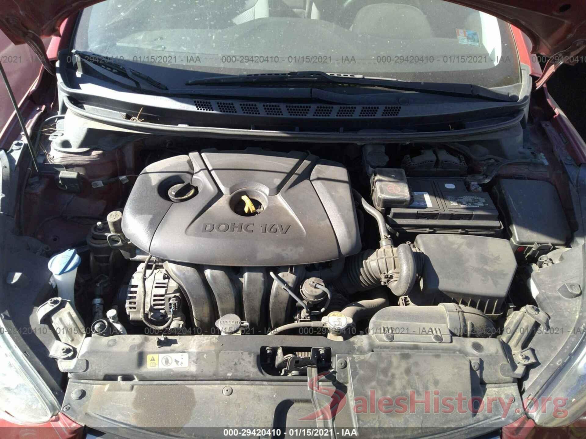 5NPDH4AE9GH692042 2016 HYUNDAI ELANTRA