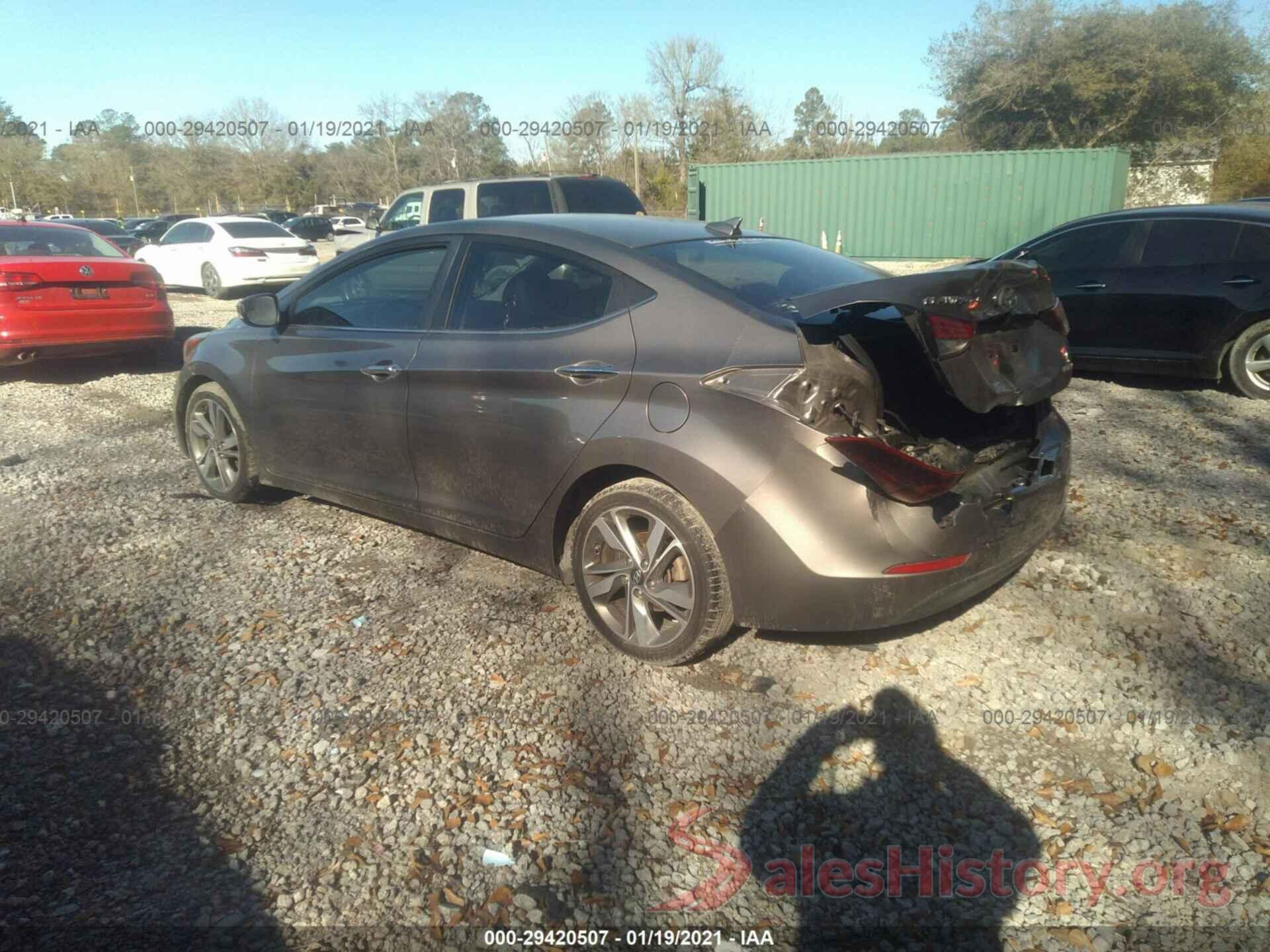 5NPDH4AEXGH713190 2016 HYUNDAI ELANTRA