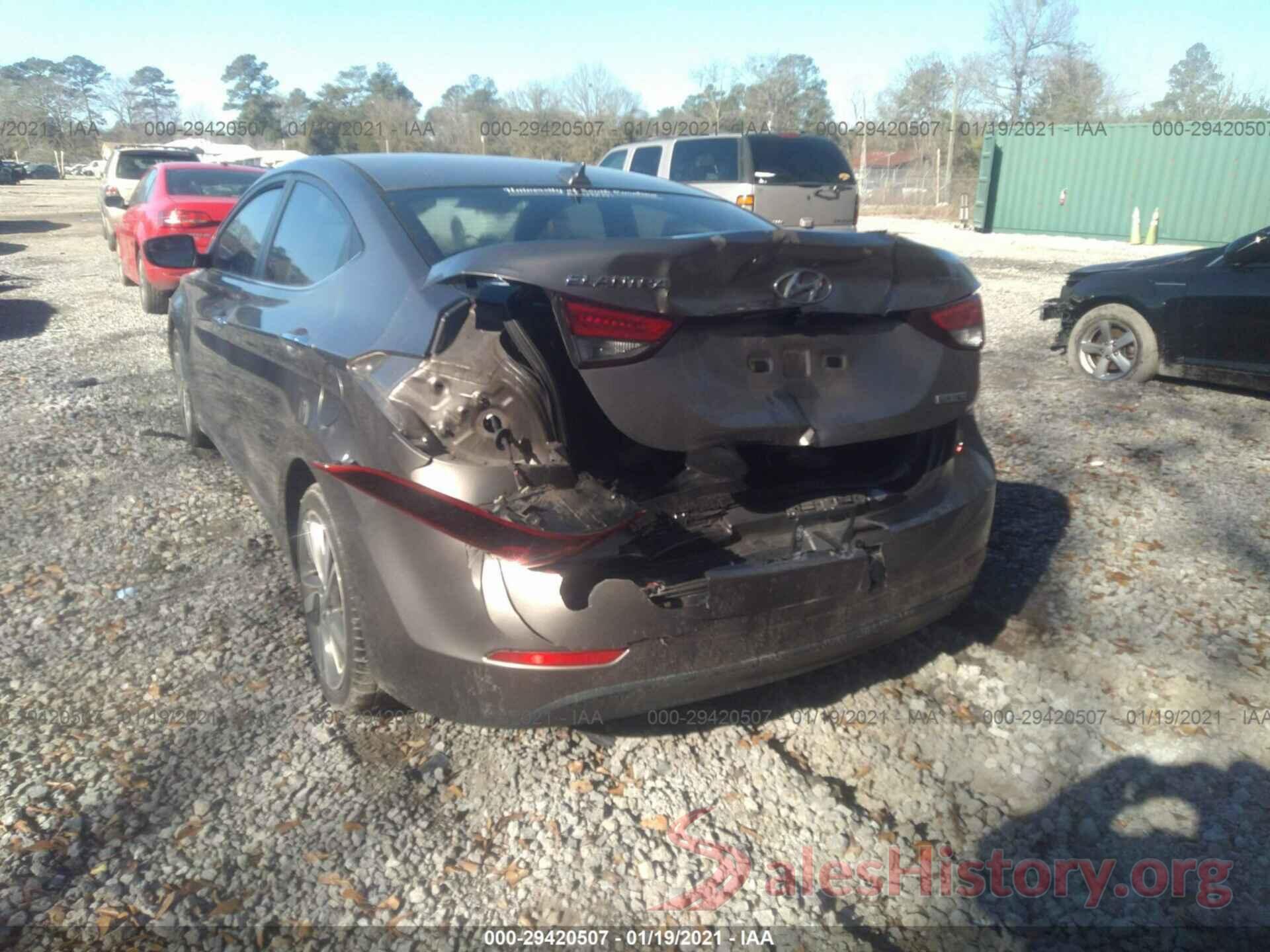 5NPDH4AEXGH713190 2016 HYUNDAI ELANTRA