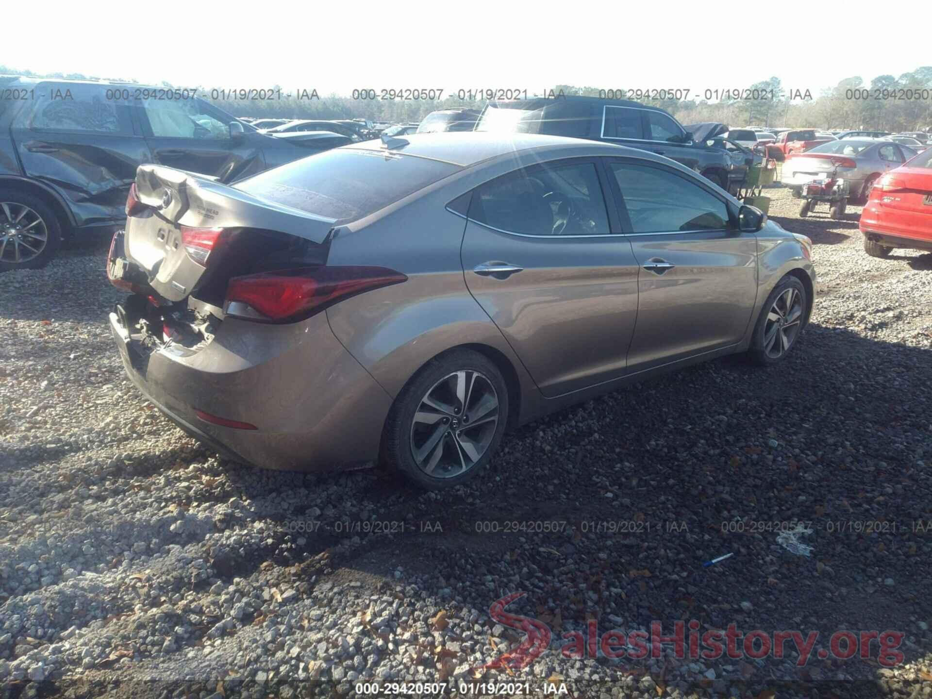 5NPDH4AEXGH713190 2016 HYUNDAI ELANTRA