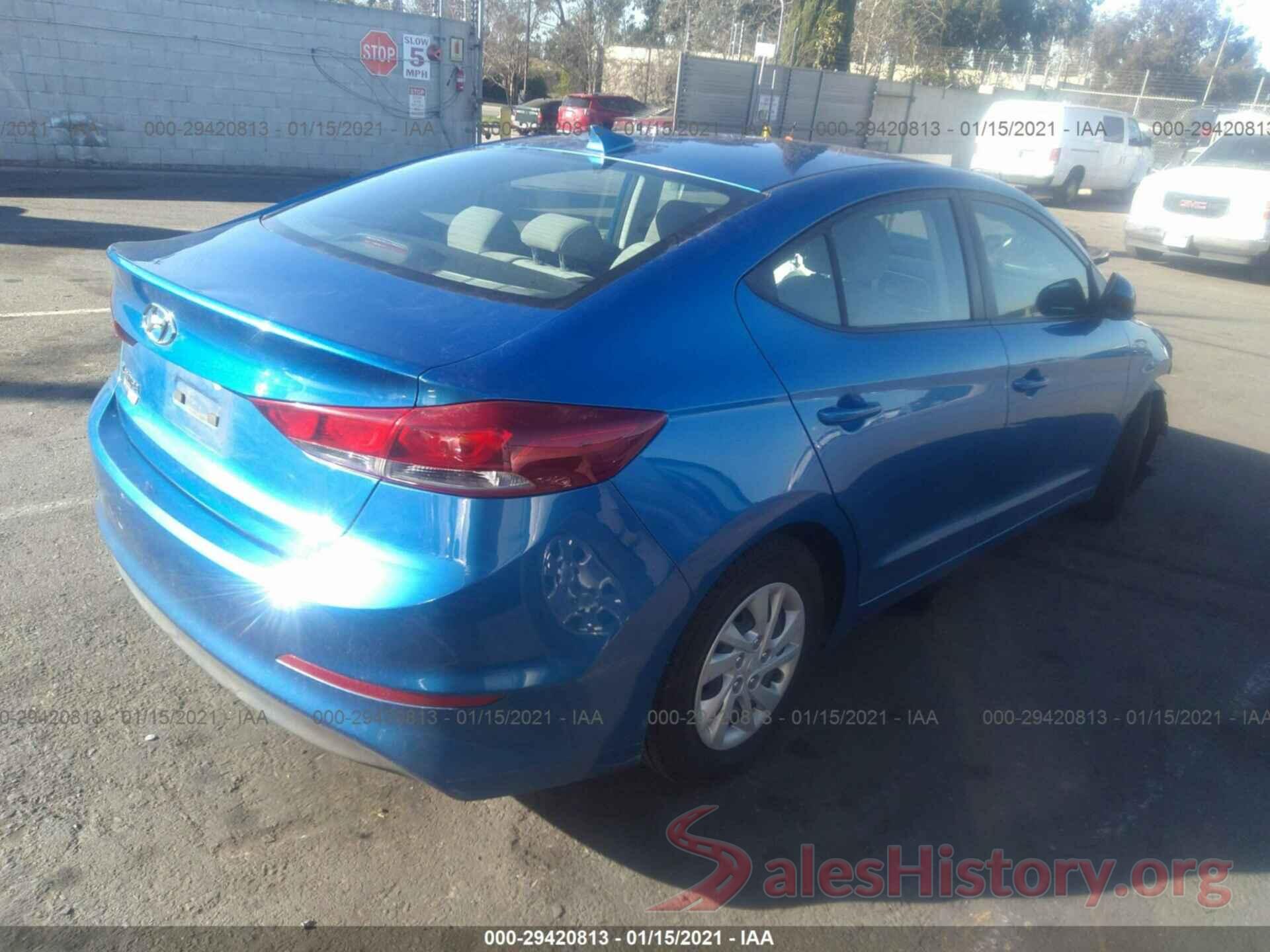 5NPD74LF8HH203642 2017 HYUNDAI ELANTRA