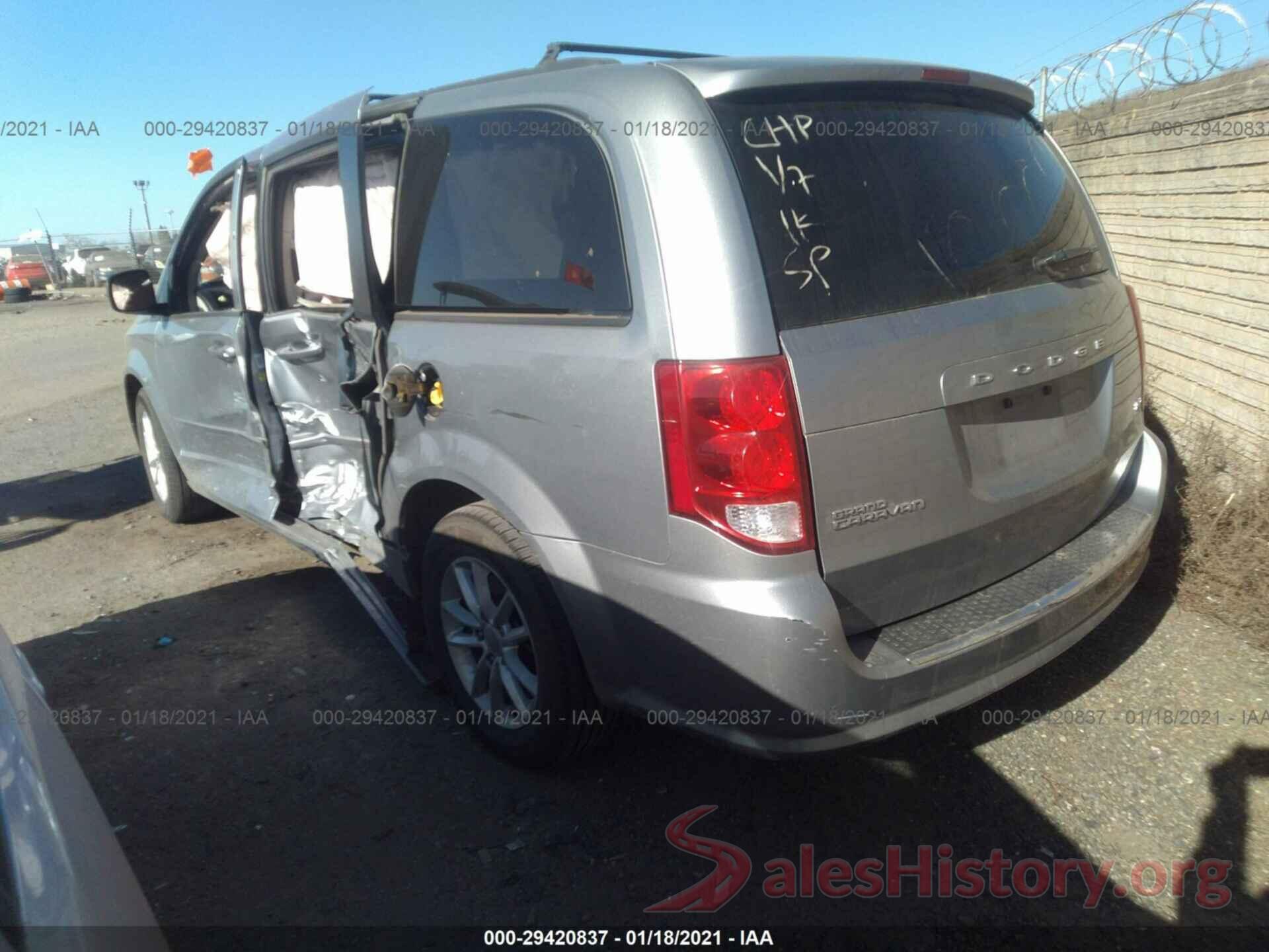 2C4RDGCG2GR216736 2016 DODGE GRAND CARAVAN