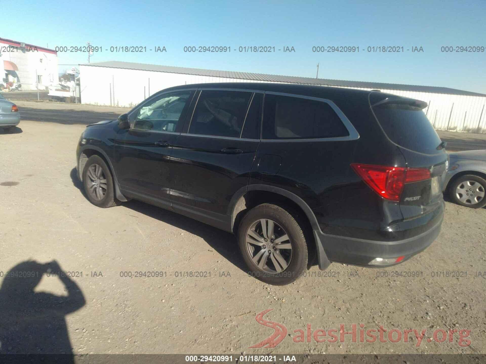 5FNYF6H44GB125641 2016 HONDA PILOT