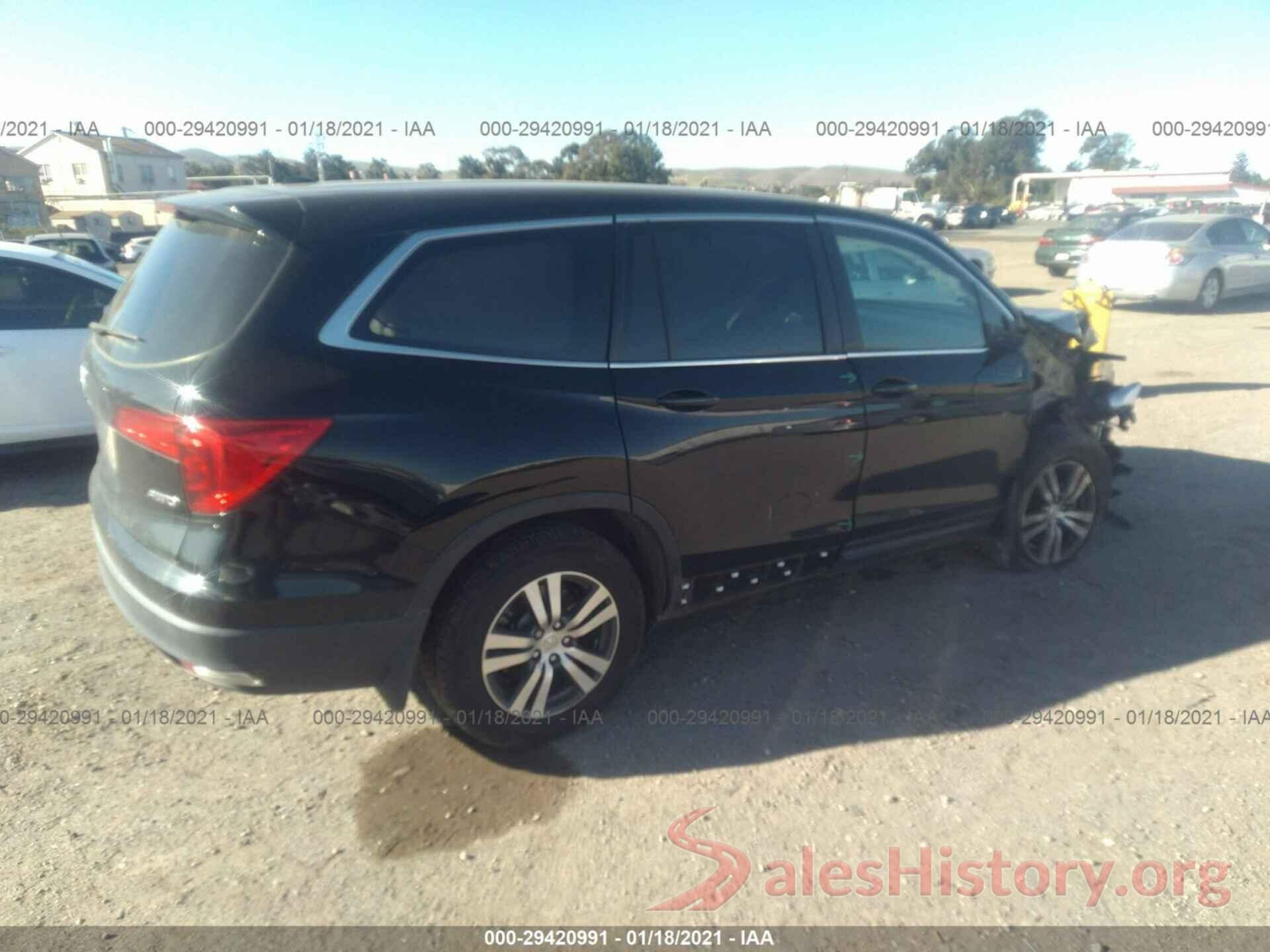 5FNYF6H44GB125641 2016 HONDA PILOT