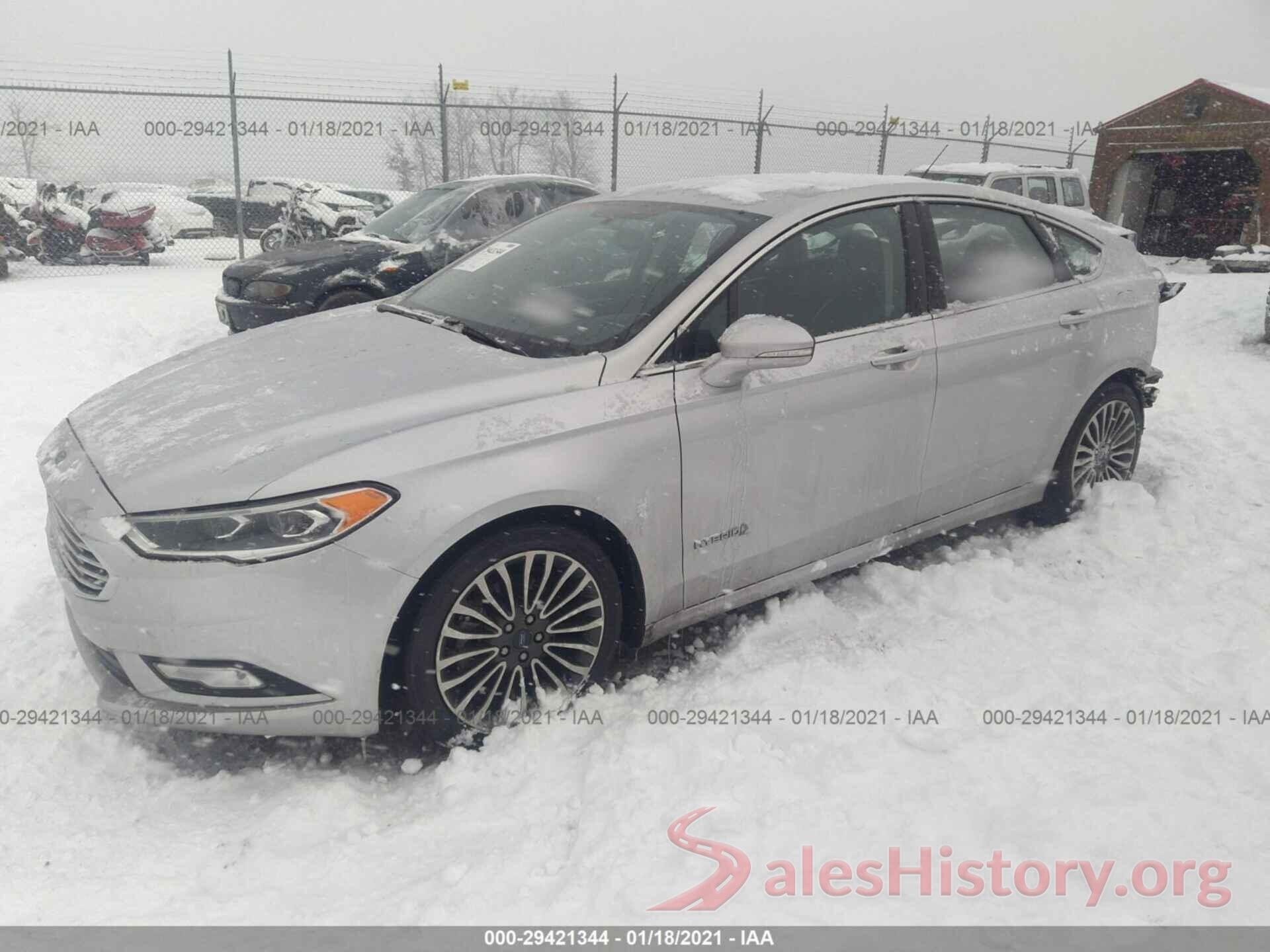 3FA6P0RU1JR181502 2018 FORD FUSION HYBRID