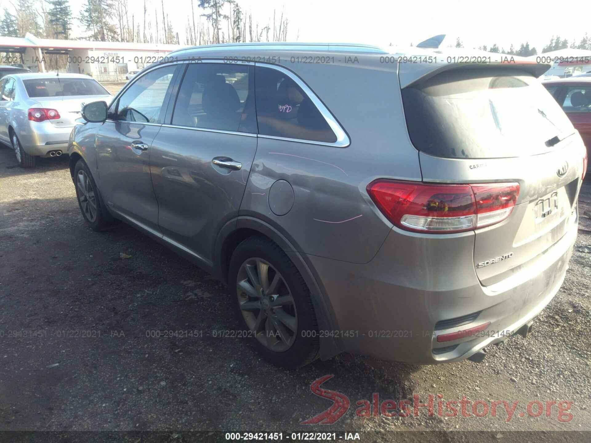 5XYPKDA54GG001103 2016 KIA SORENTO